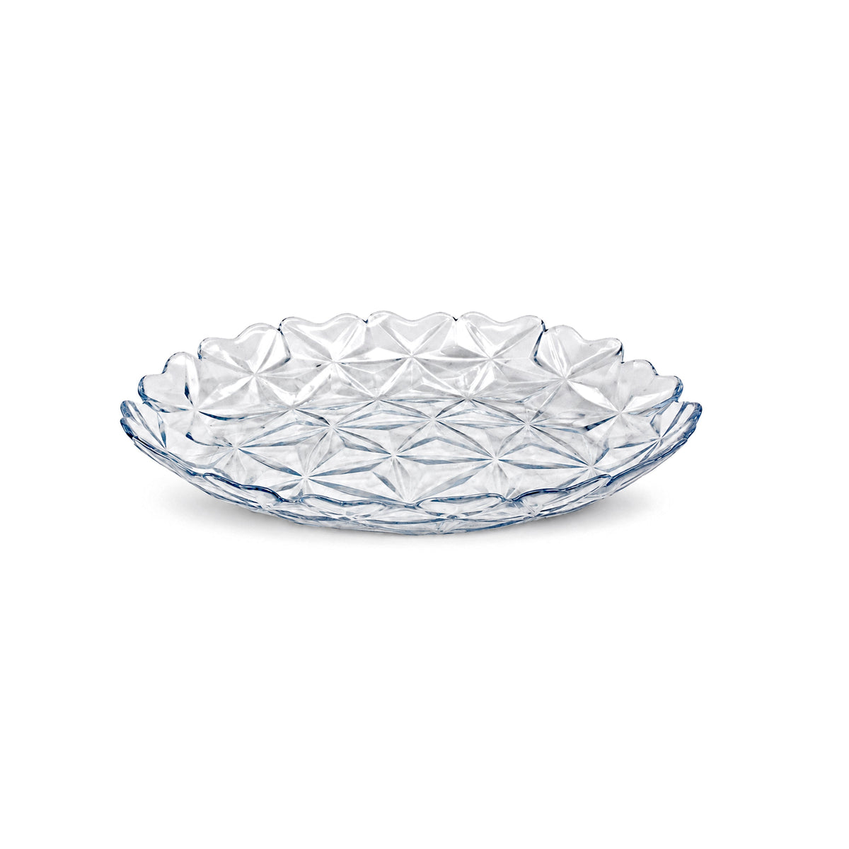 Pasabahce Estrella 13-inch Glass Serving Oval Dish Kaka Bawa Sons