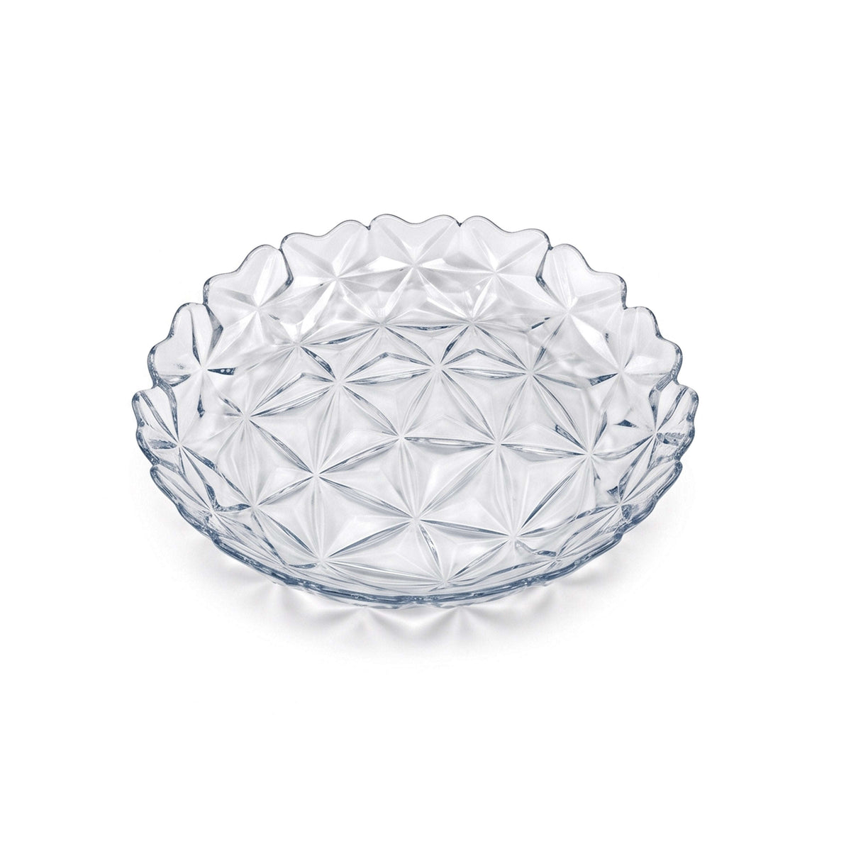 Pasabahce Estrella 13-inch Glass Serving Oval Dish Kaka Bawa Sons