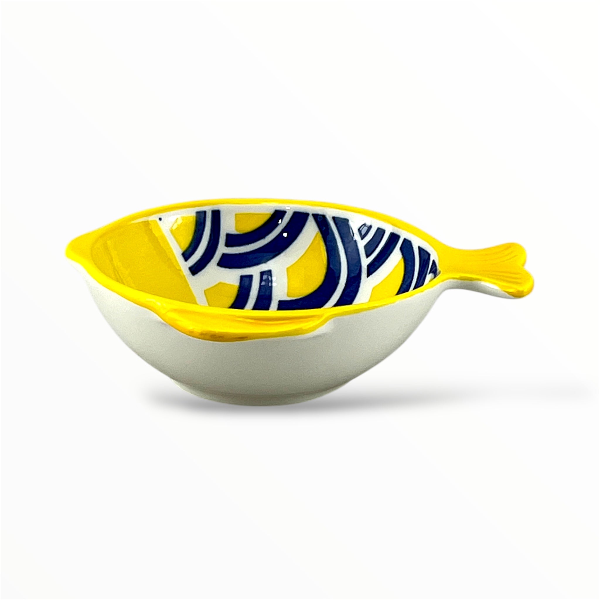 Zouk Porcelain Fish-Shaped Ramekin 3.5"