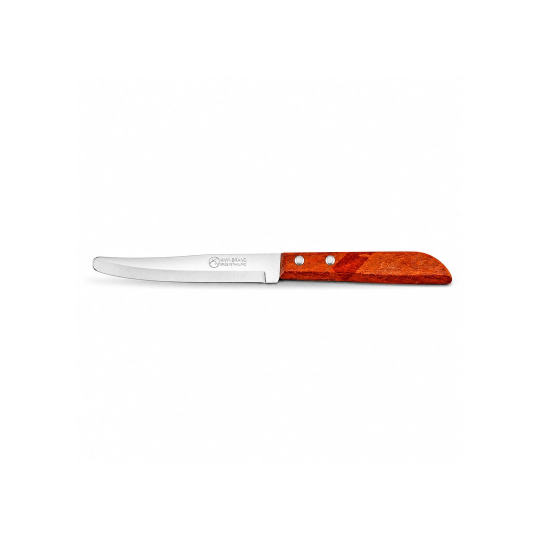 Kiwi 502 Stainless Steel Knife | 9-Inch Wood Handle