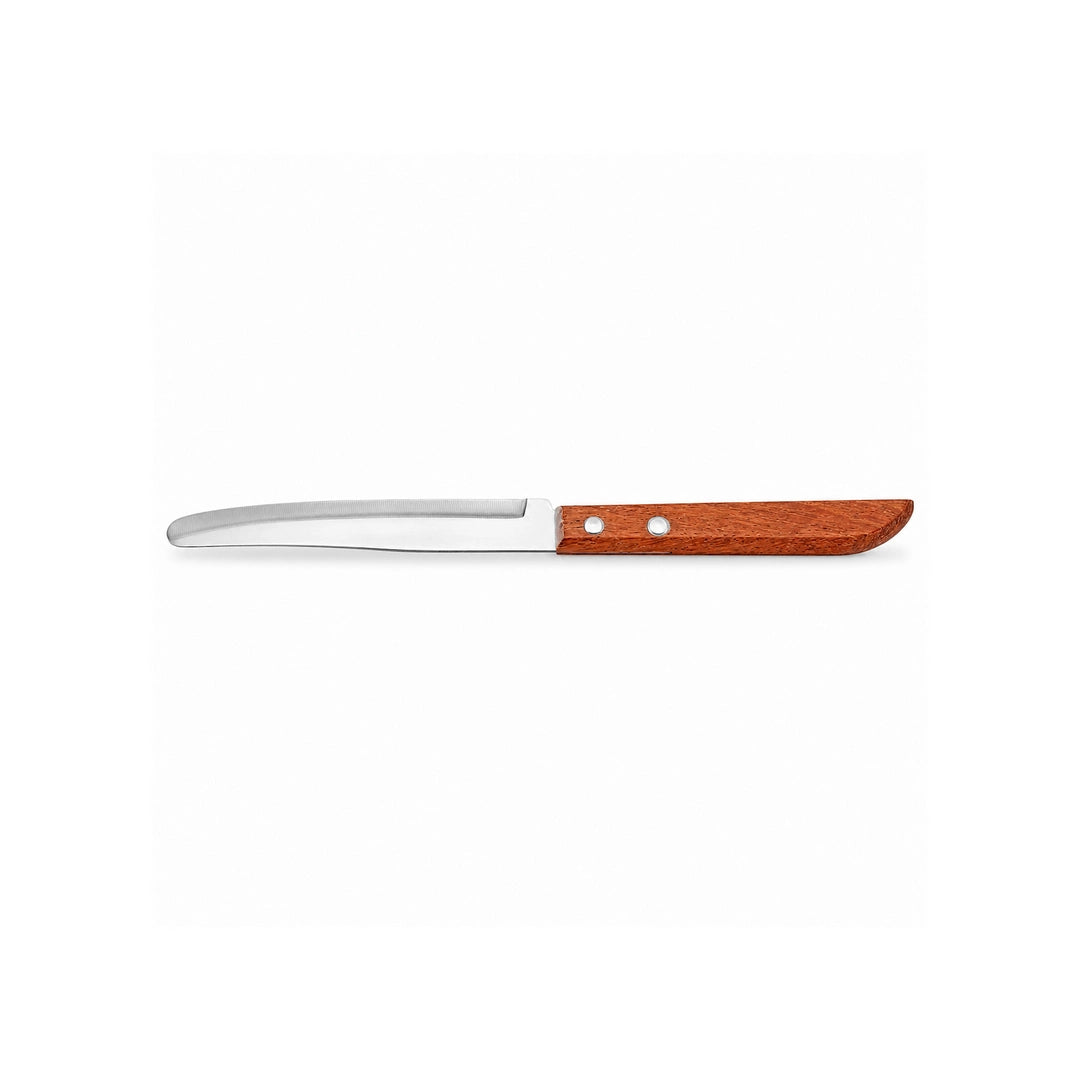 Kiwi 502 Stainless Steel Knife | 9-Inch Wood Handle