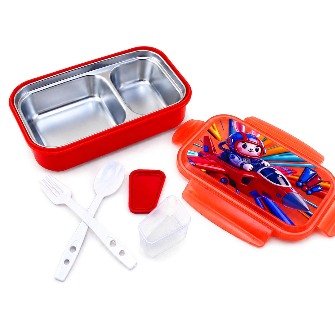 Tedemei Stainless Steel Lunch Box | Red Jet Pilot