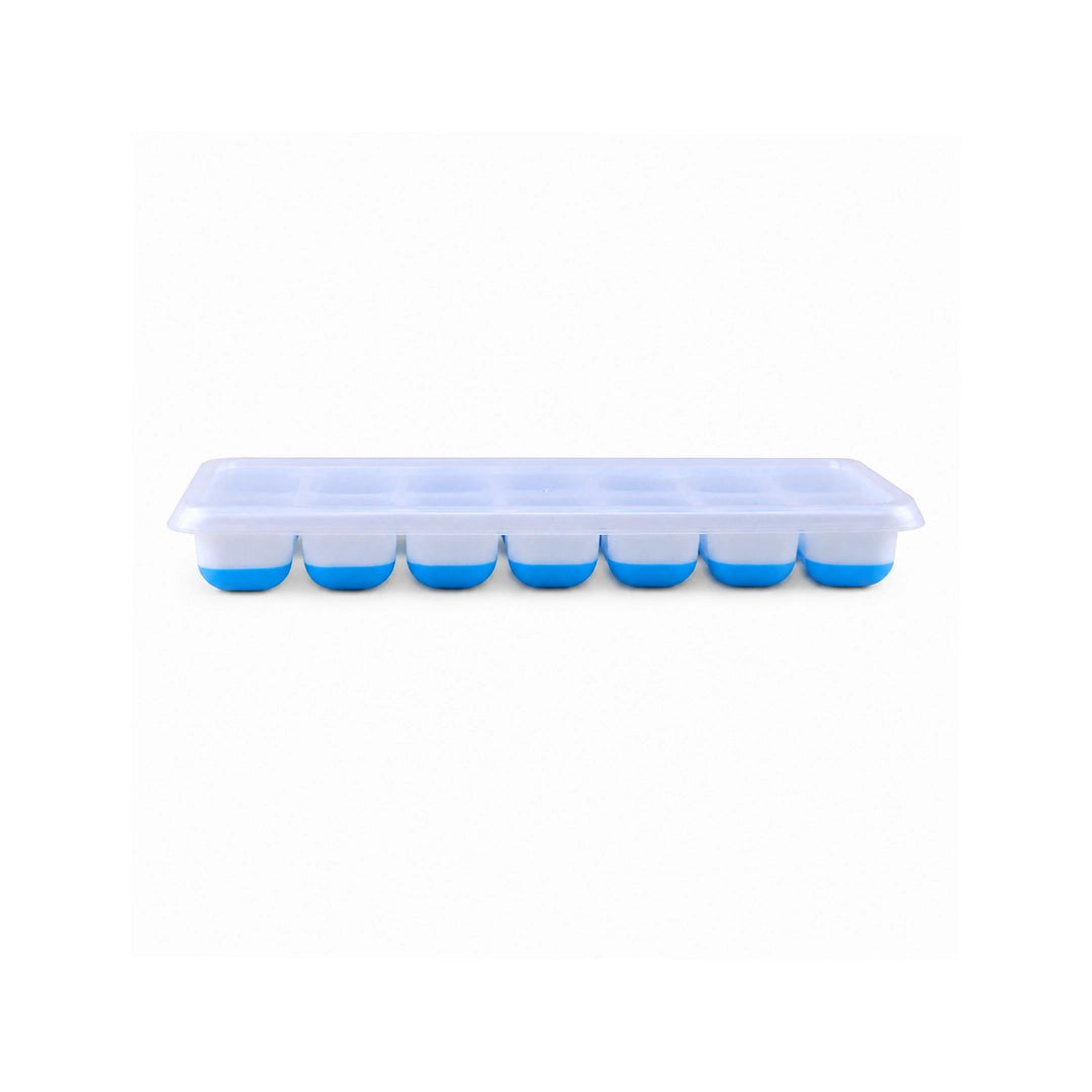 BEST Silicone Ice Cube Tray - 9.5-Inch | Blue & Green