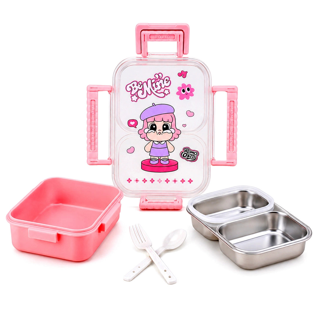 Tedemei Stainless Steel Lunch Box | Pink Be Mine