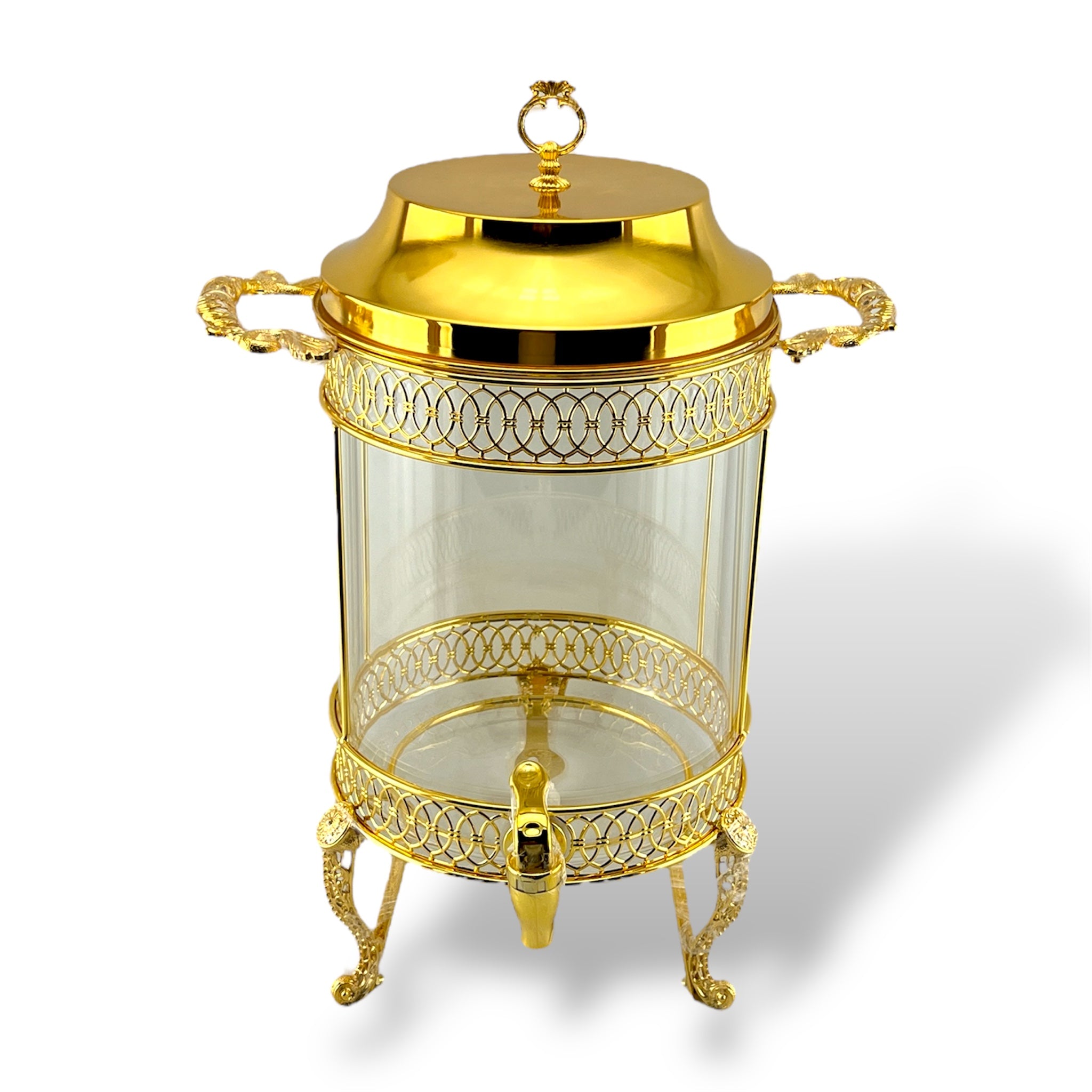 Luxury Beverage Dispenser Golden