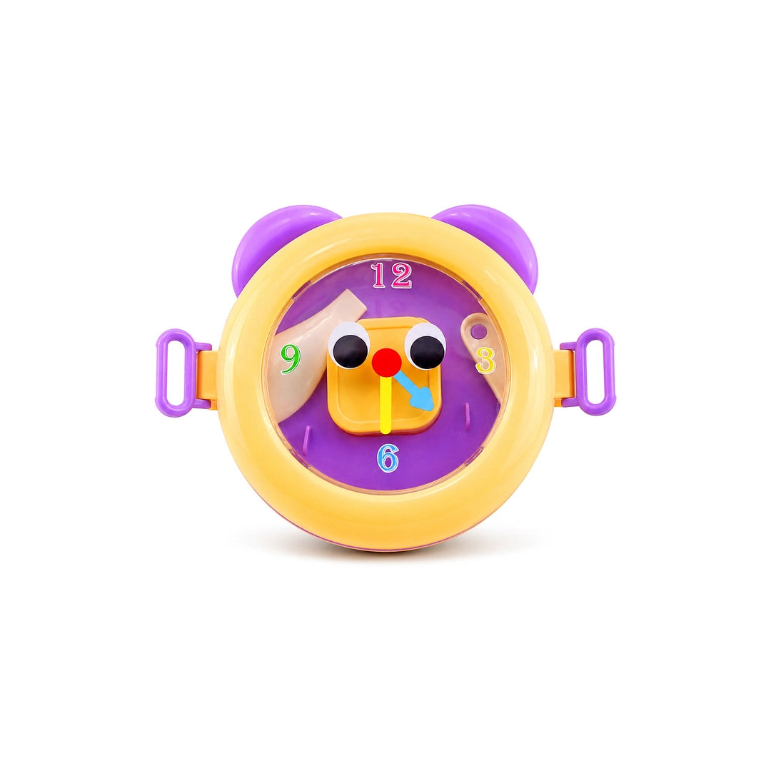 Tedemei Stainless Steel Round Lunch Box | Yellow Clock