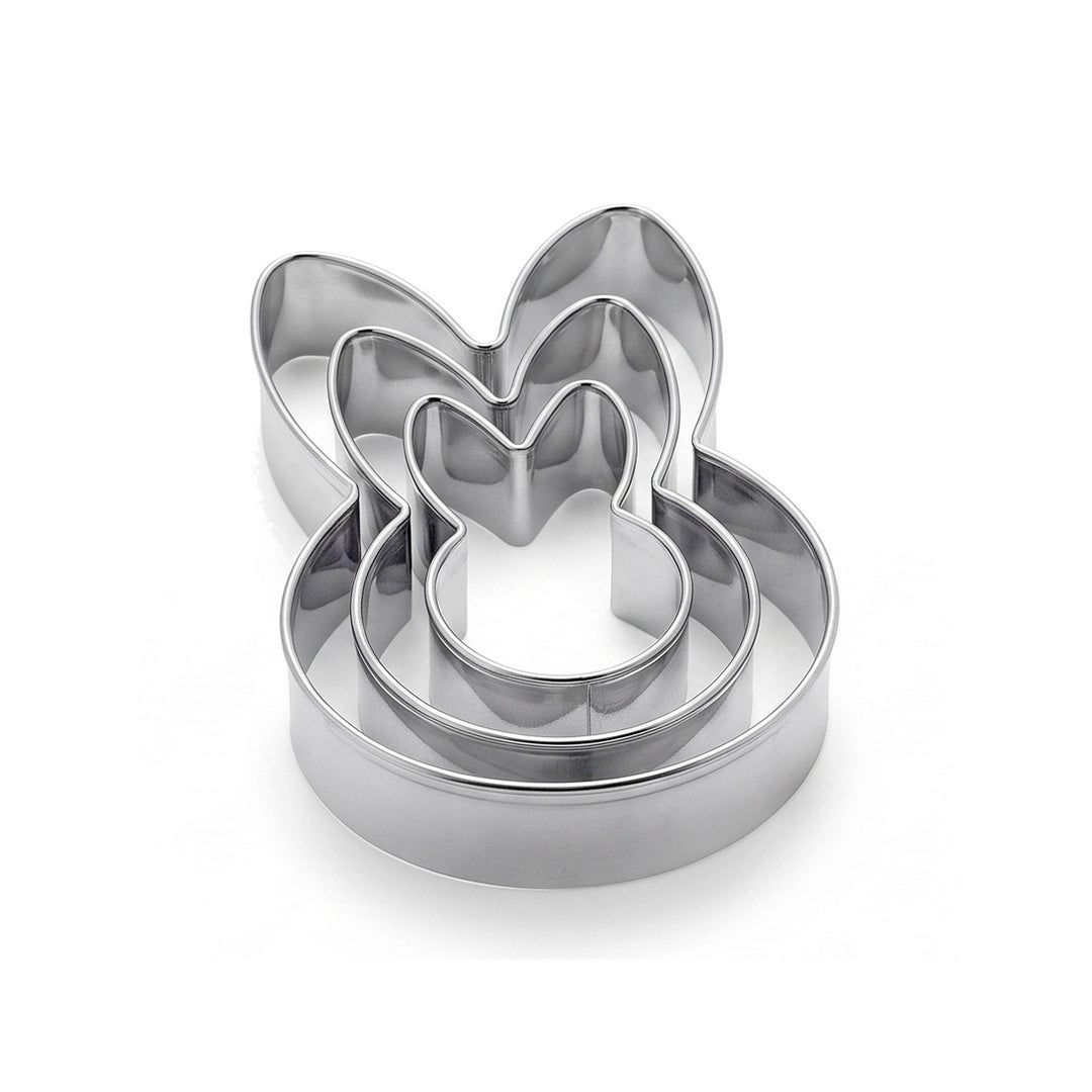 Vocen Stainless Steel Rabbit Cookie Cutter Set | For Cookies, Fondant & Pastry