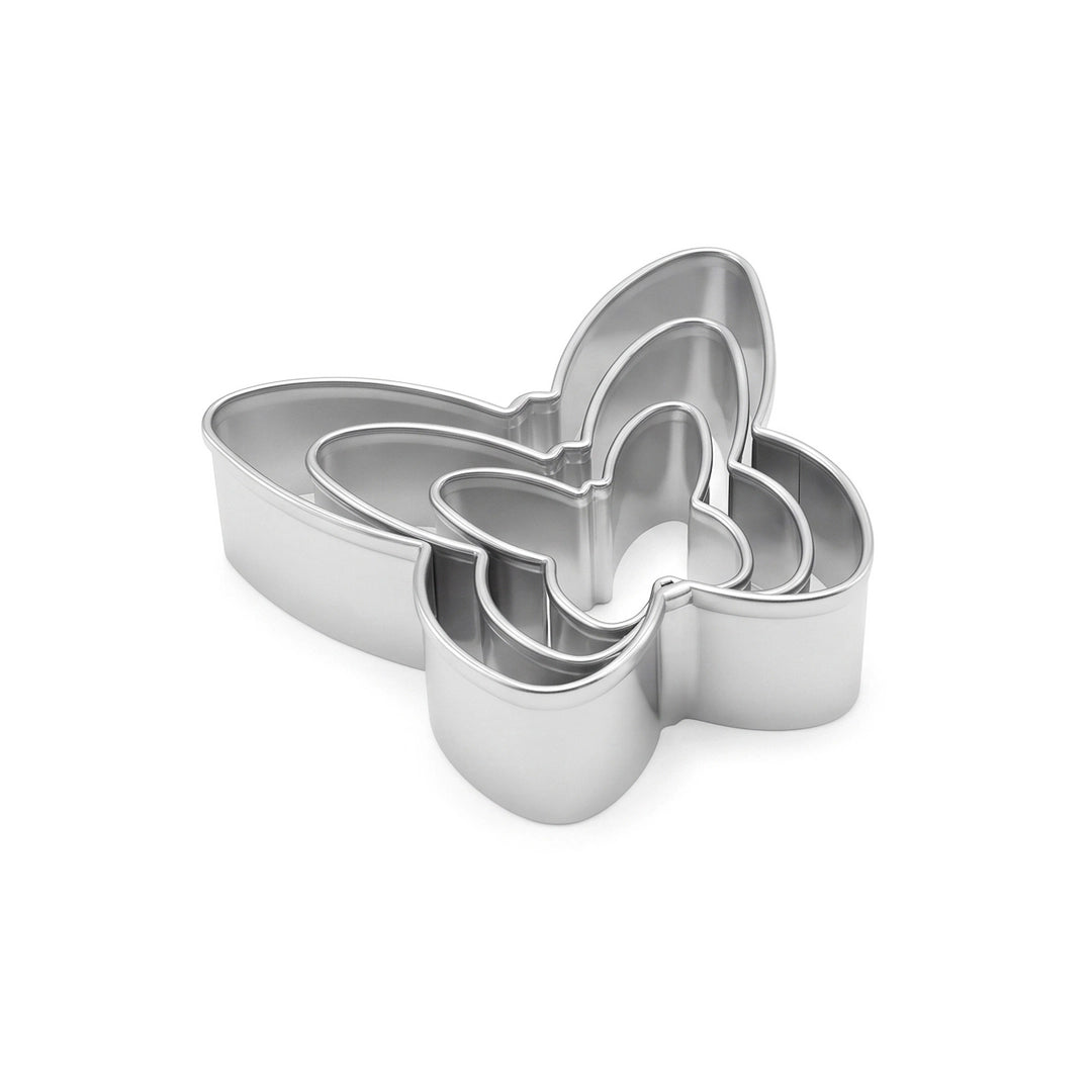 Vocen Stainless Steel Butterfly Cookie Cutter Set  | For Cookies, Fondant & Pastry