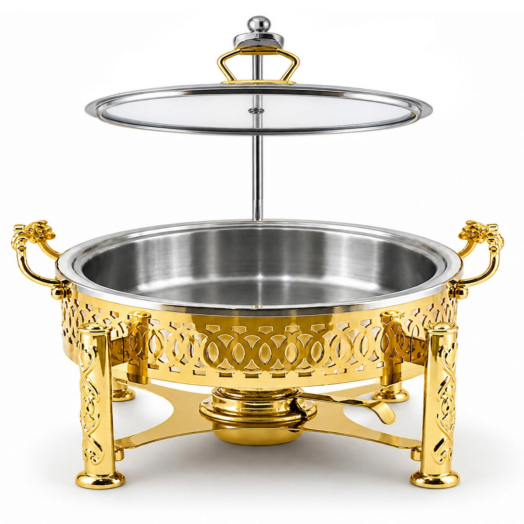 Victoria Stainless Steel Round Chafing Dish | 20-32 Cm