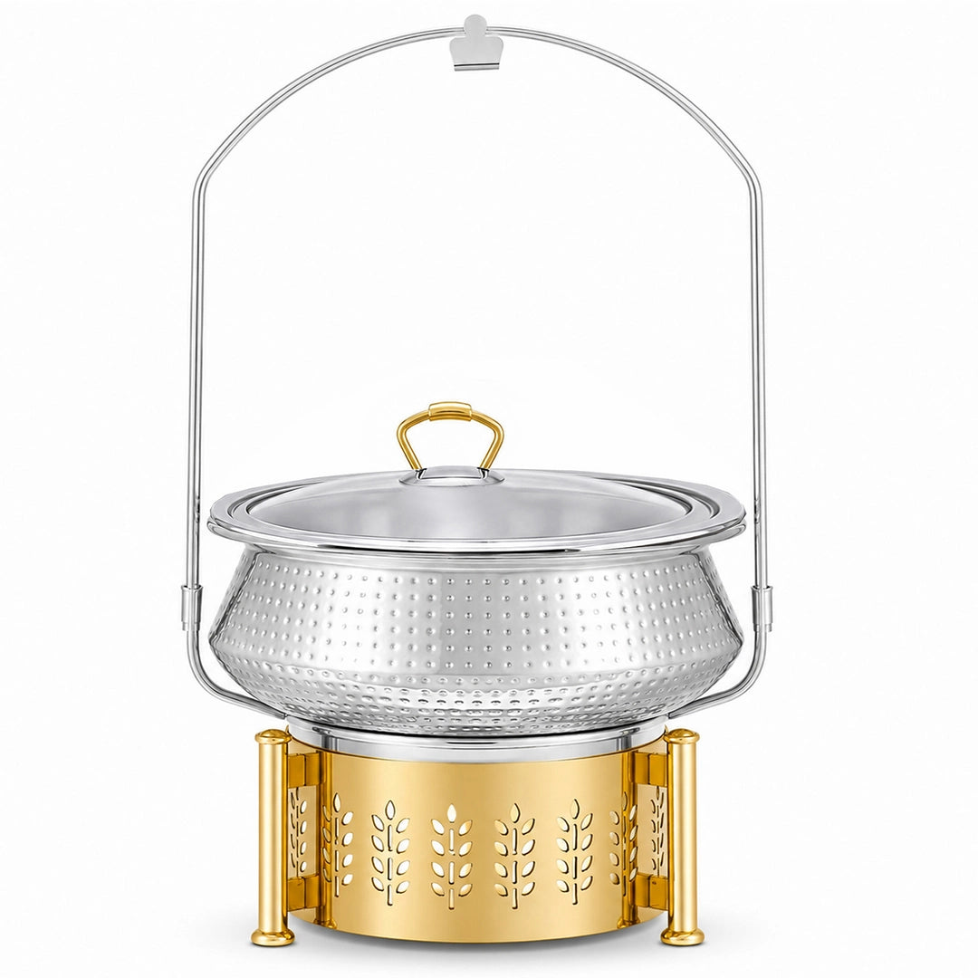 Victoria Handi-Style Hammered Round Chafing Dish | 20-32 cm