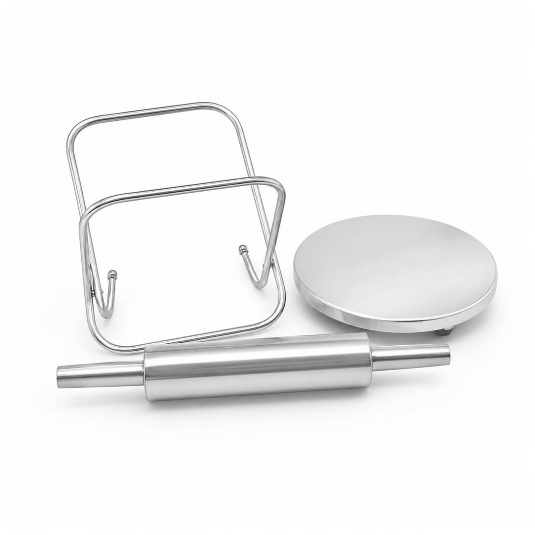 Shalimar Stainless Steel Chakla Belana Bearing Set | 11-Inch