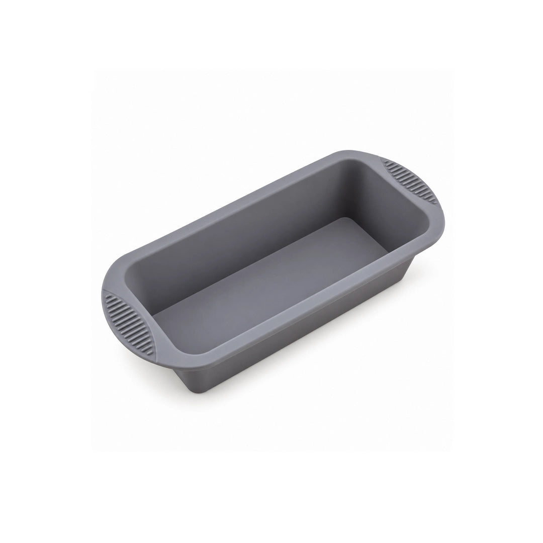 BEST Silicone Loaf Pan 10.5-Inch | Grey & Pink