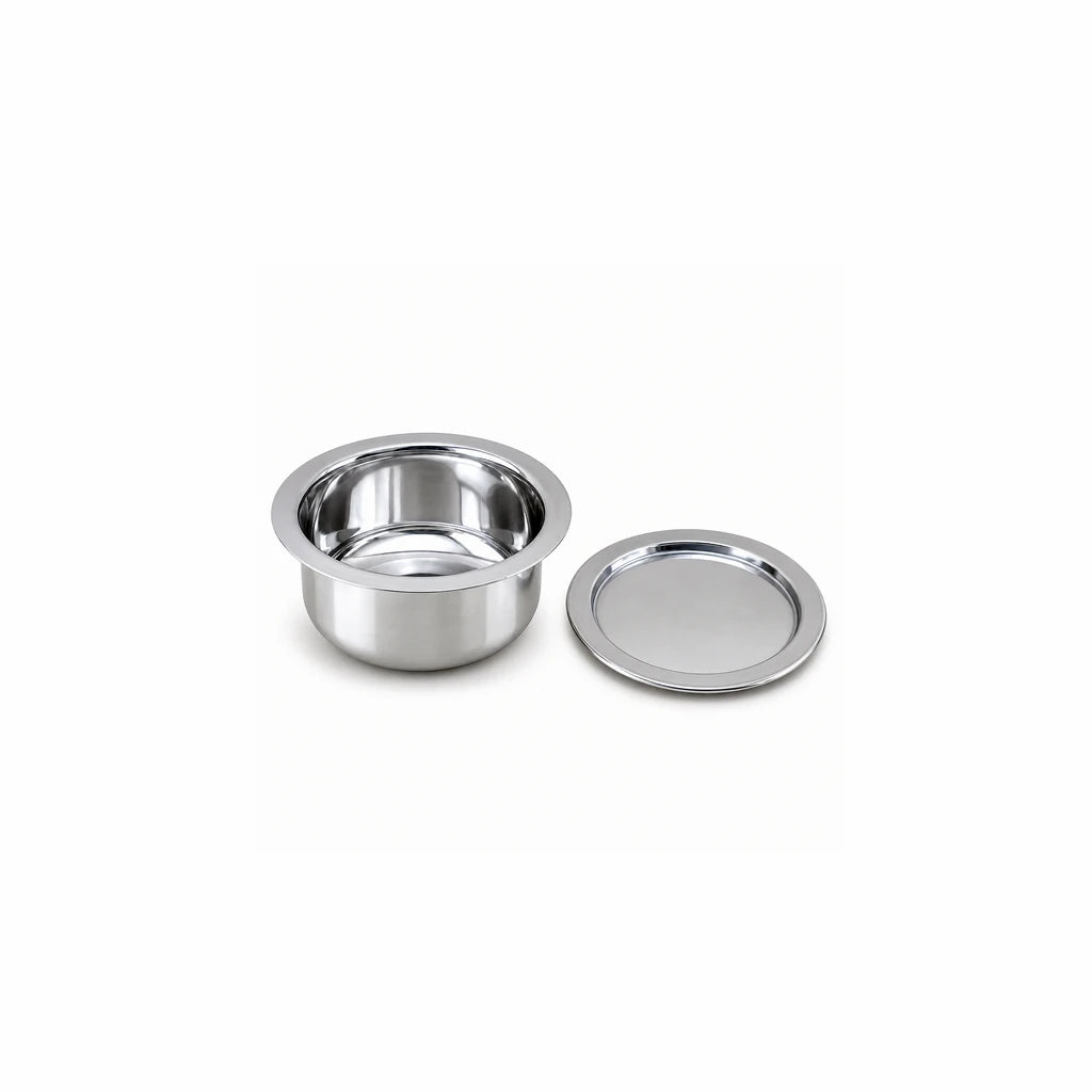 Stainless Steel Cooking Pot With Lid | 7 Inch