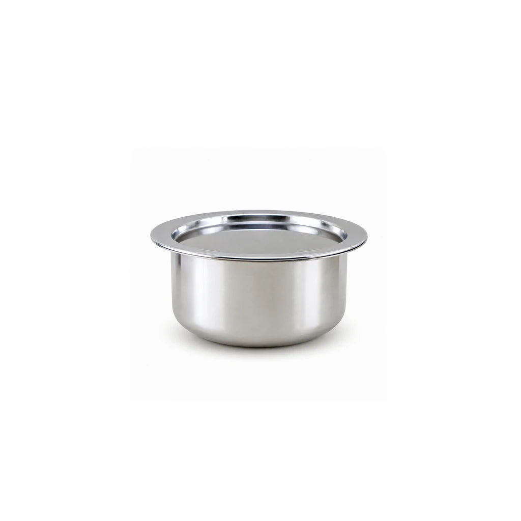 Stainless Steel Cooking Pot With Lid | 8 Inch