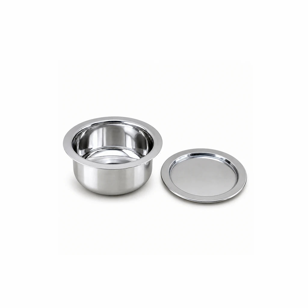 Stainless Steel Cooking Pot With Lid | 8 Inch