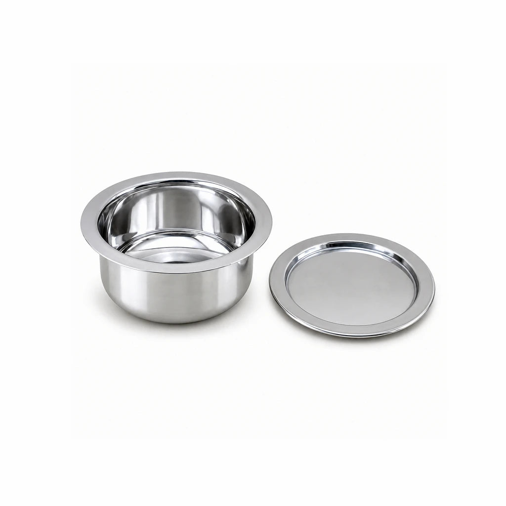 Stainless Steel Cooking Pot With Lid | 9 Inch