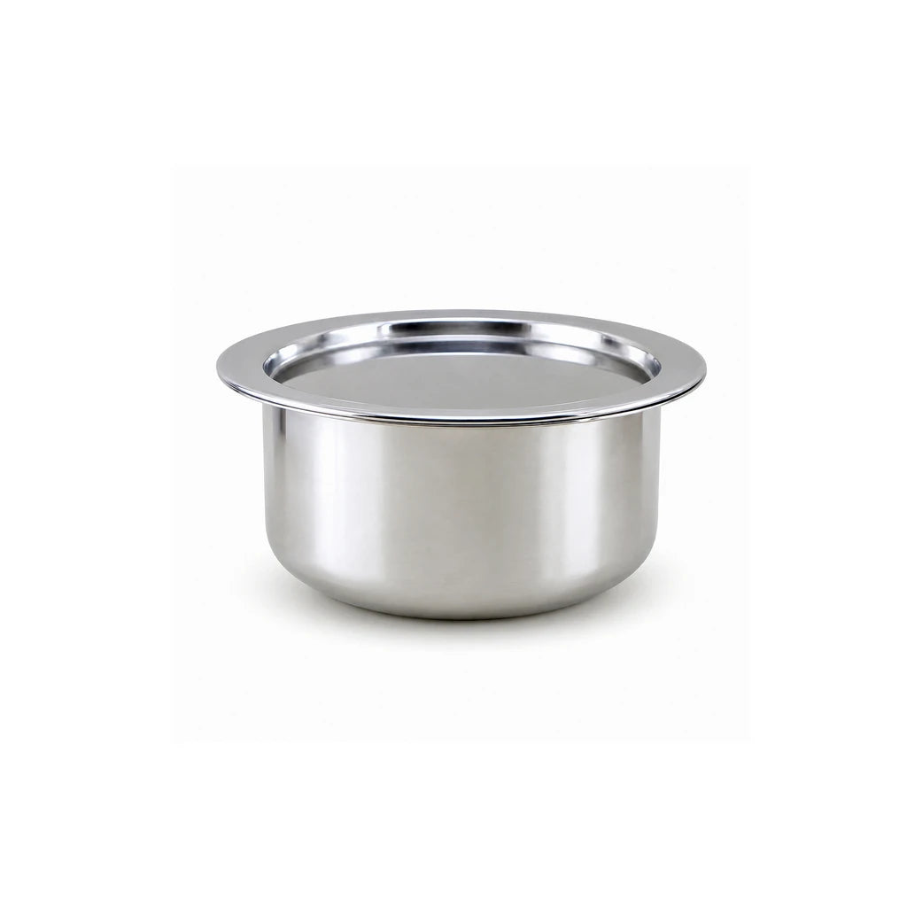 Stainless Steel Cooking Pot With Lid | 10 Inch