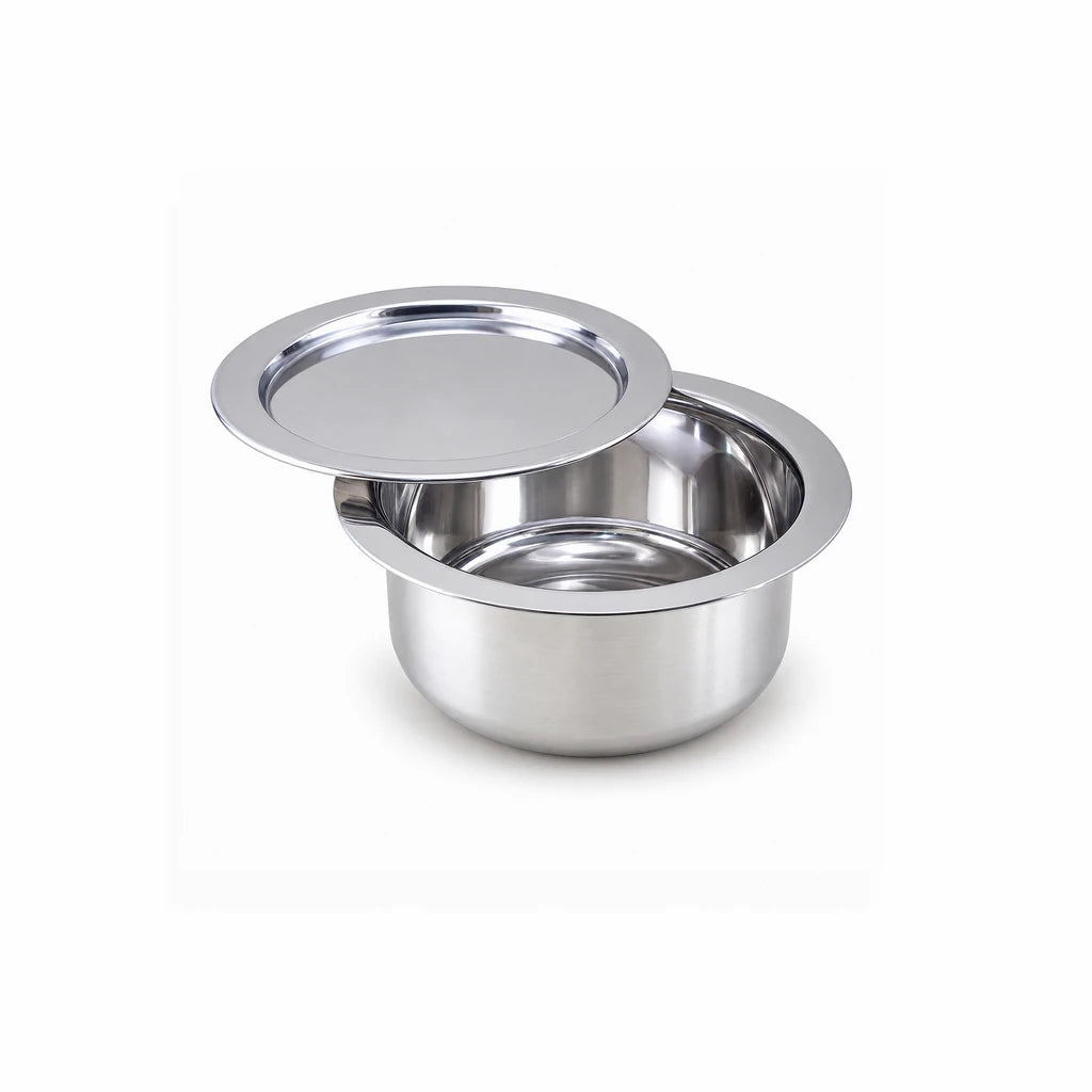 Stainless Steel Cooking Pot With Lid | 10 Inch
