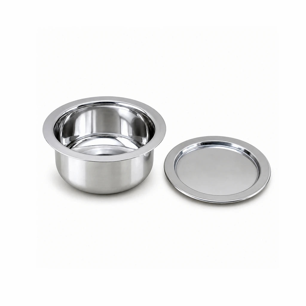 Stainless Steel Cooking Pot With Lid | 10 Inch