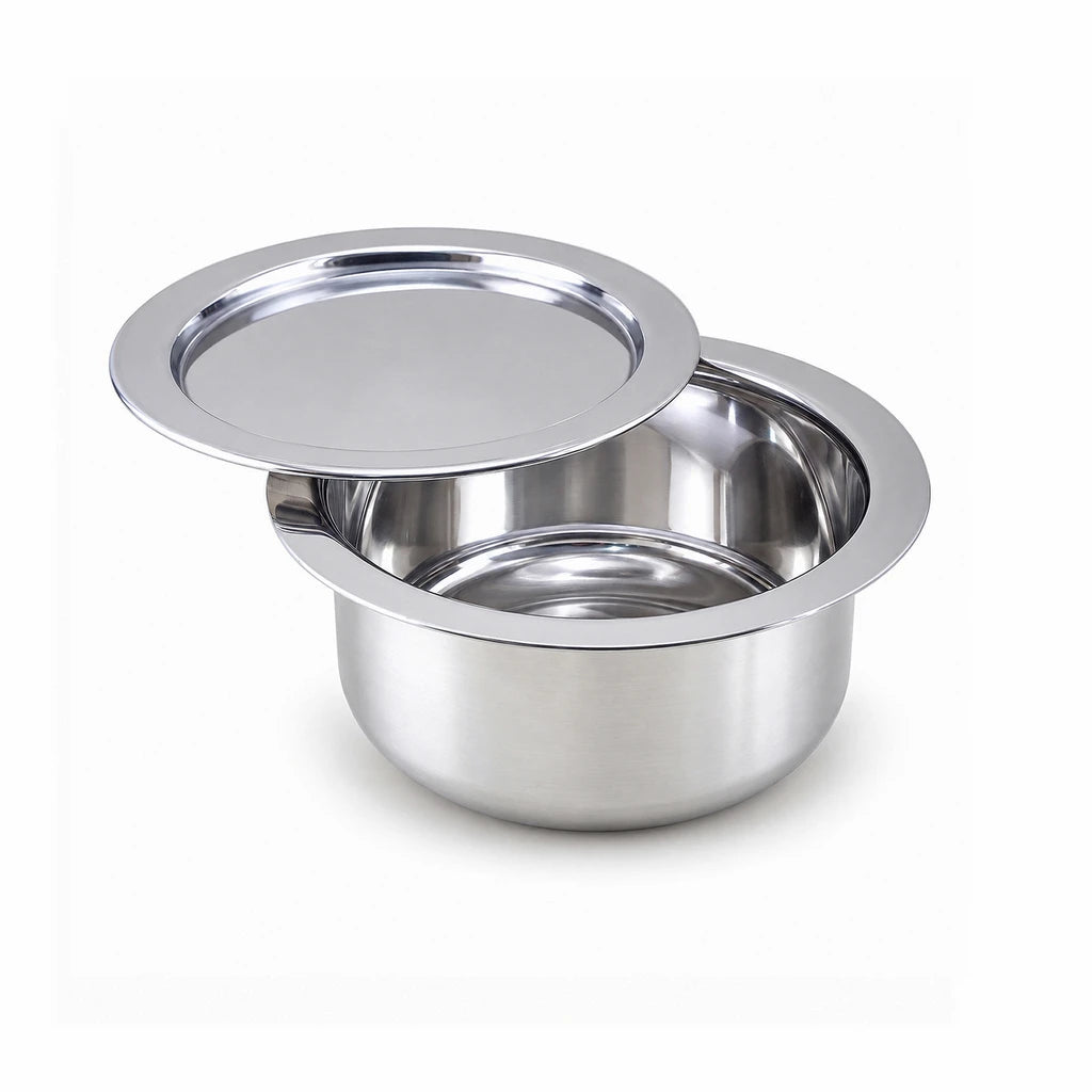 Stainless Steel Cooking Pot With Lid | 14 Inch
