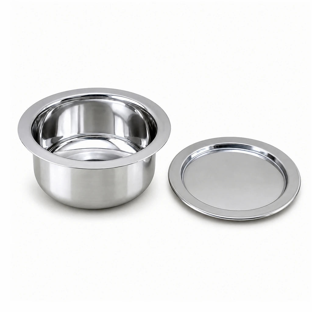 Stainless Steel Cooking Pot With Lid | 14 Inch