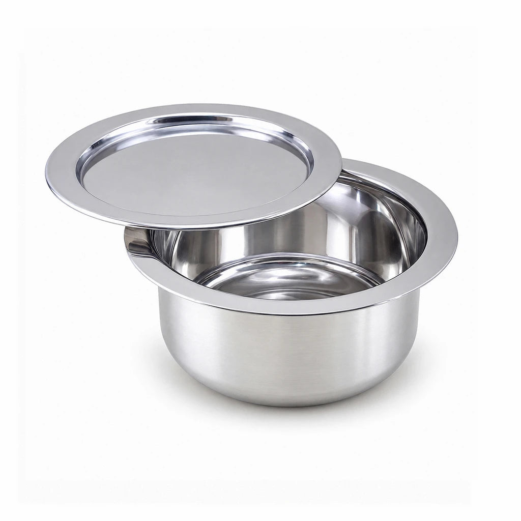 Stainless Steel Cooking Pot With Lid | 16 Inch