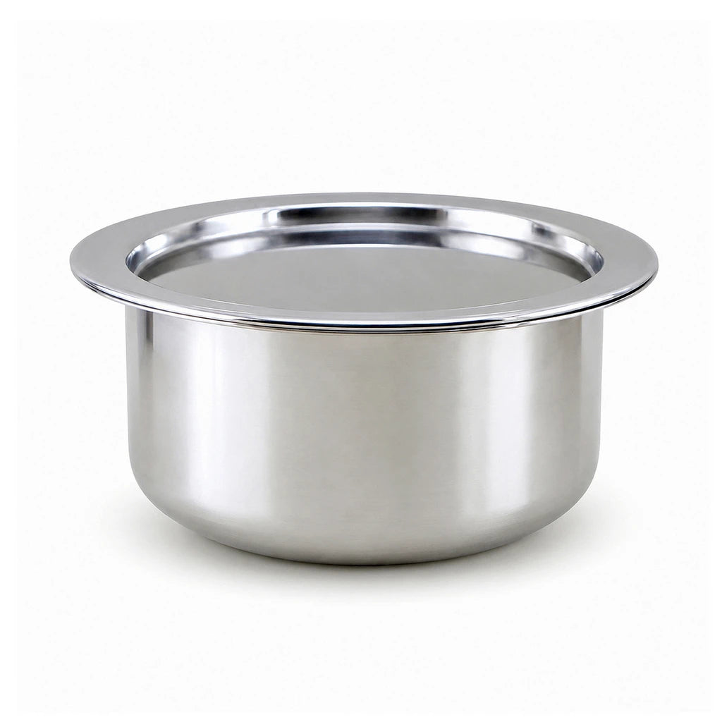 Stainless Steel Cooking Pot With Lid | 18 Inch