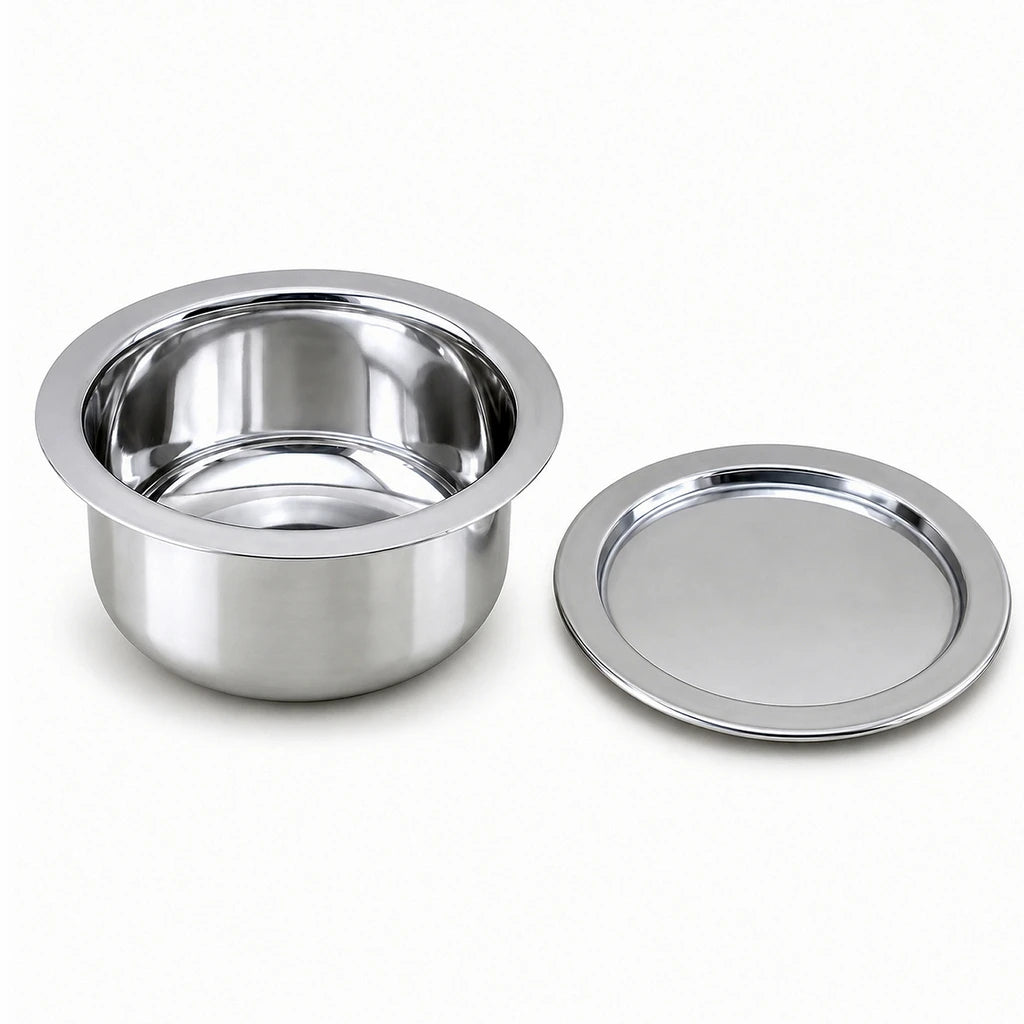 Stainless Steel Cooking Pot With Lid | 18 Inch