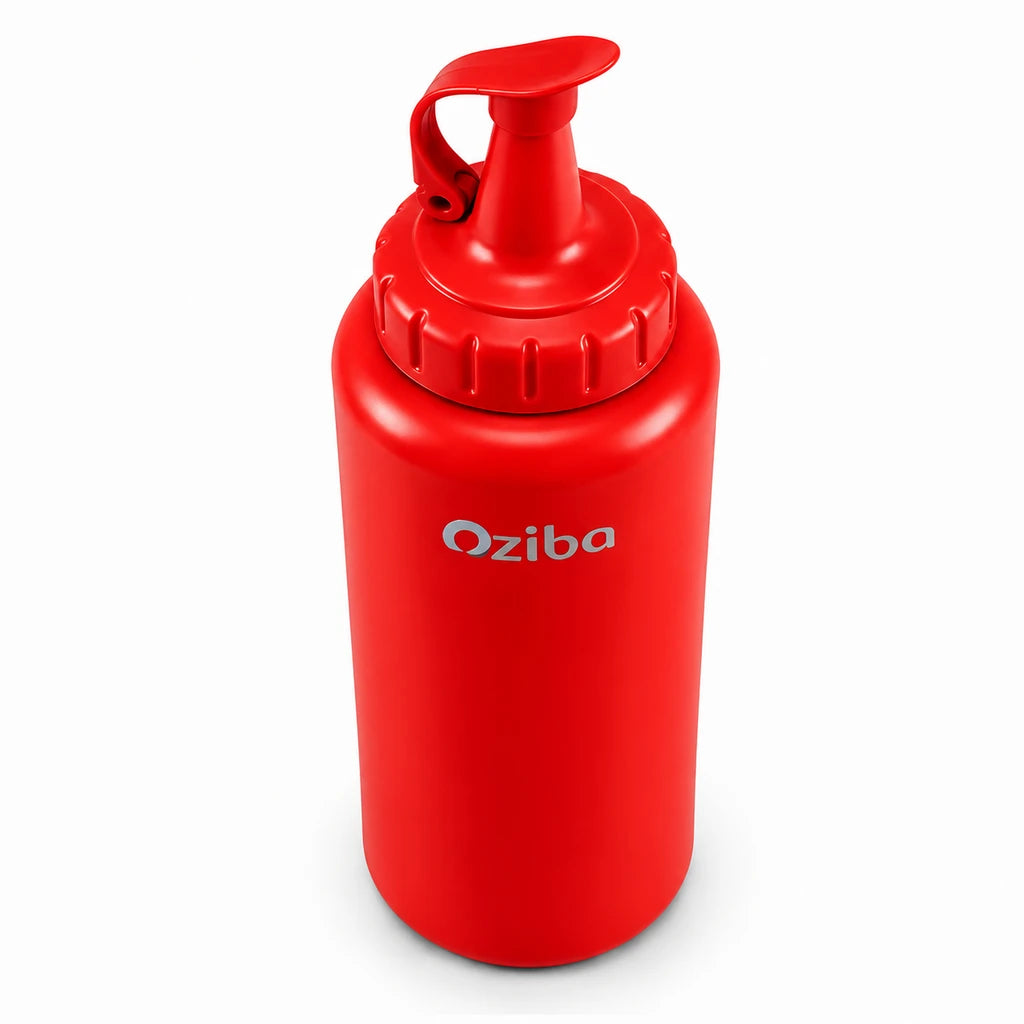 Ziba Plastic Sauce Bottle - 1000 ML | Red