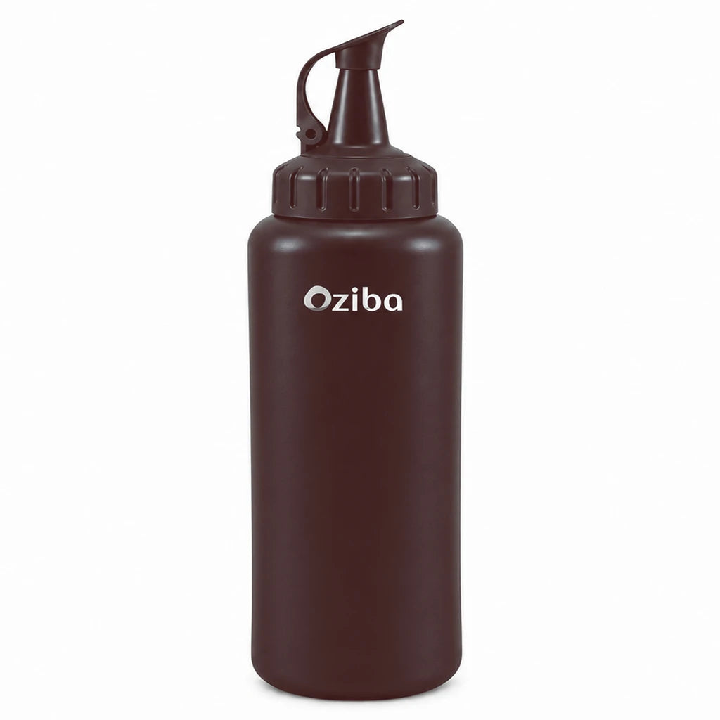 Ziba Plastic Sauce Bottle - 1000 ML | Brown