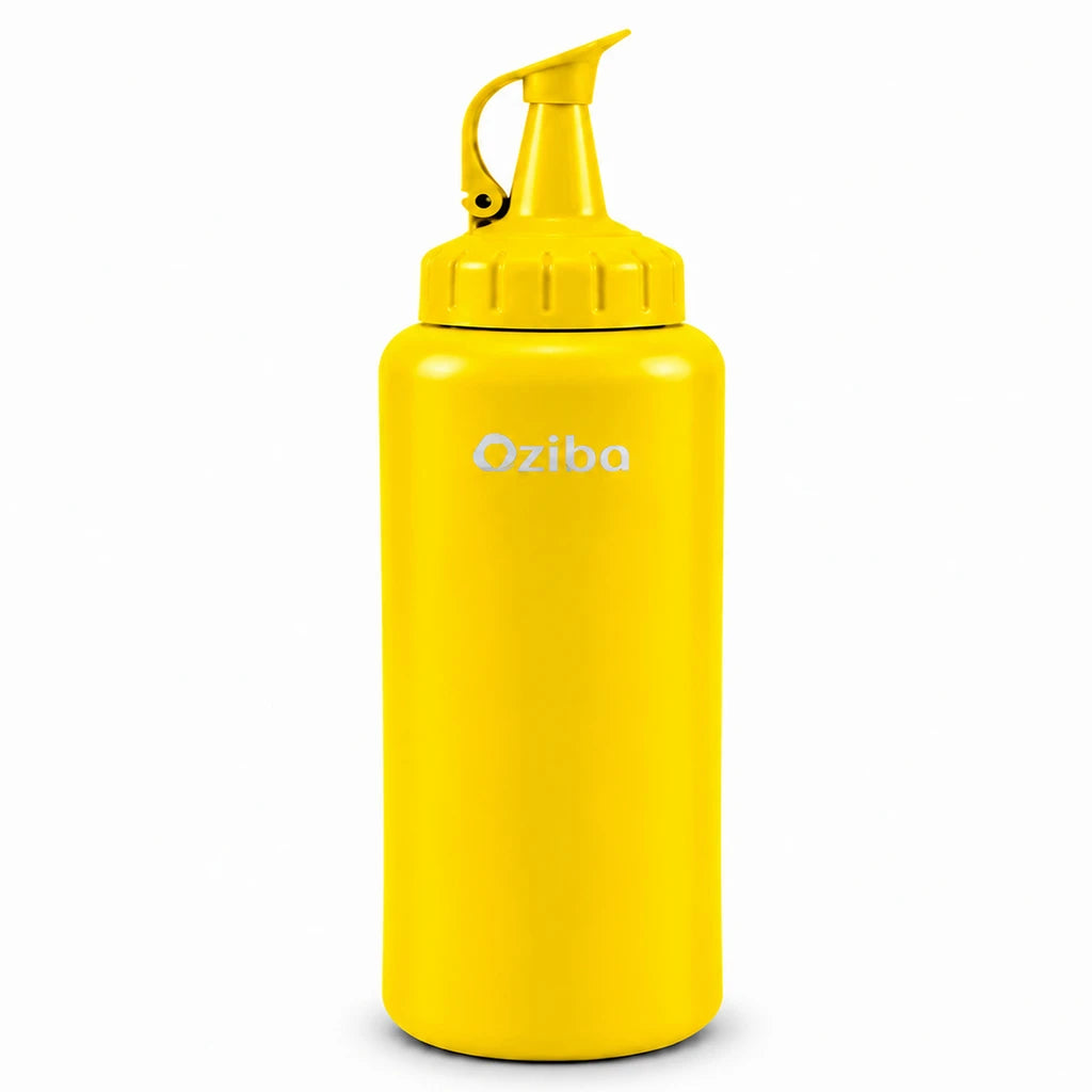 Ziba Plastic Sauce Bottle - 1000 ML | Yellow