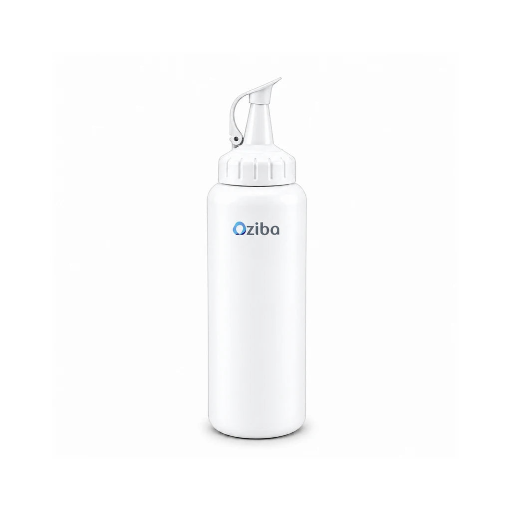 Ziba Plastic Sauce Bottle - 350 ML | White