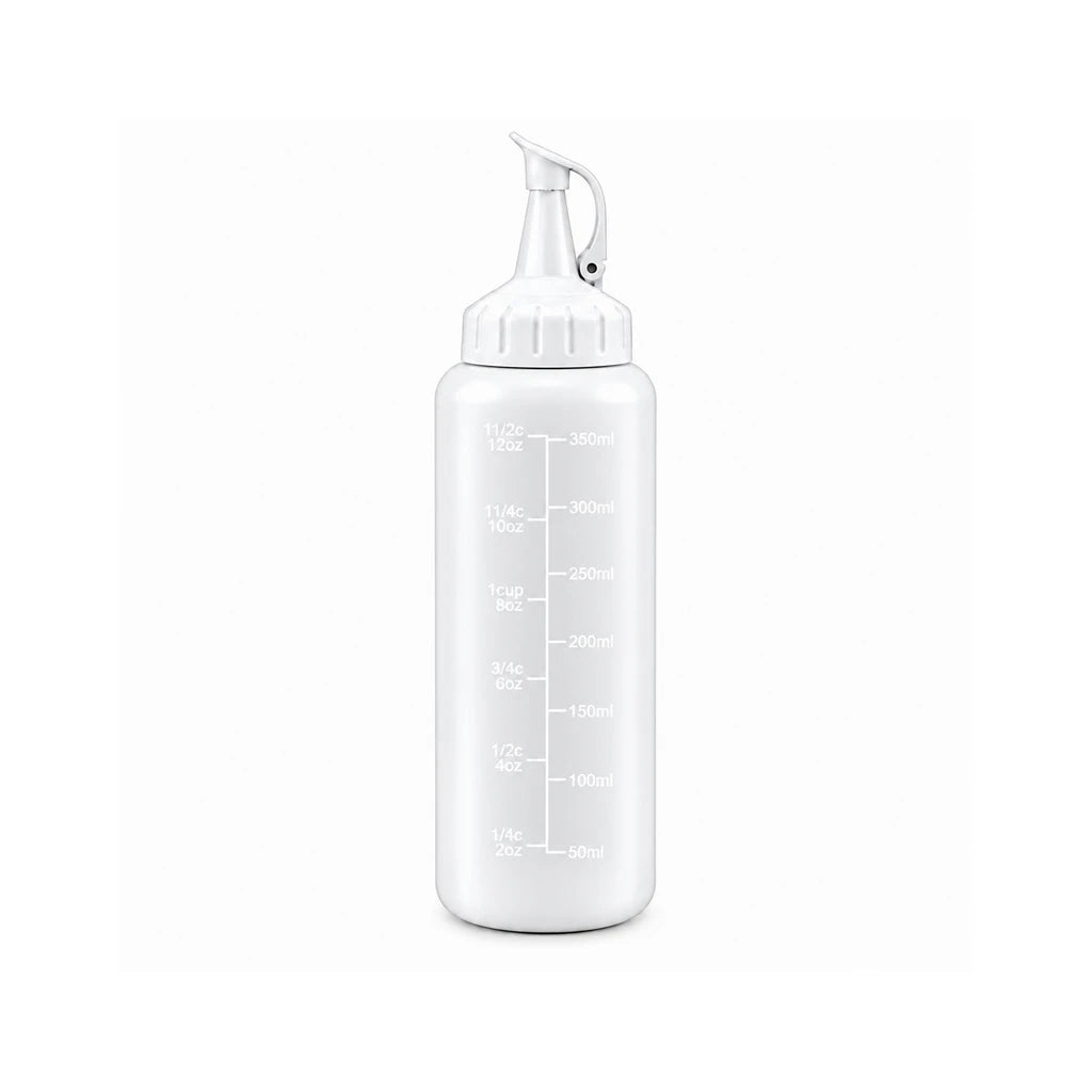Ziba Plastic Sauce Bottle - 350 ML | White
