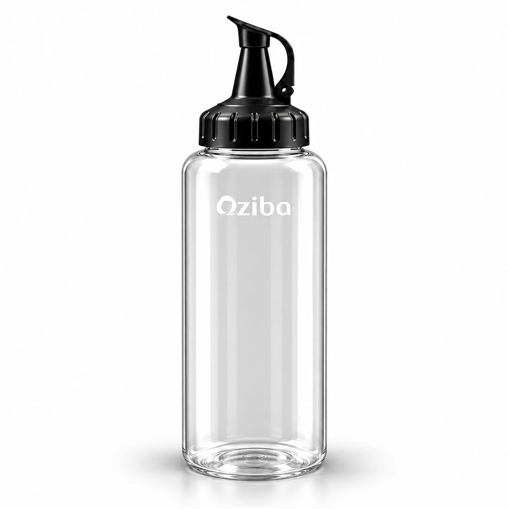 Ziba Plastic Sauce Bottle - 1000 ML | Transparent