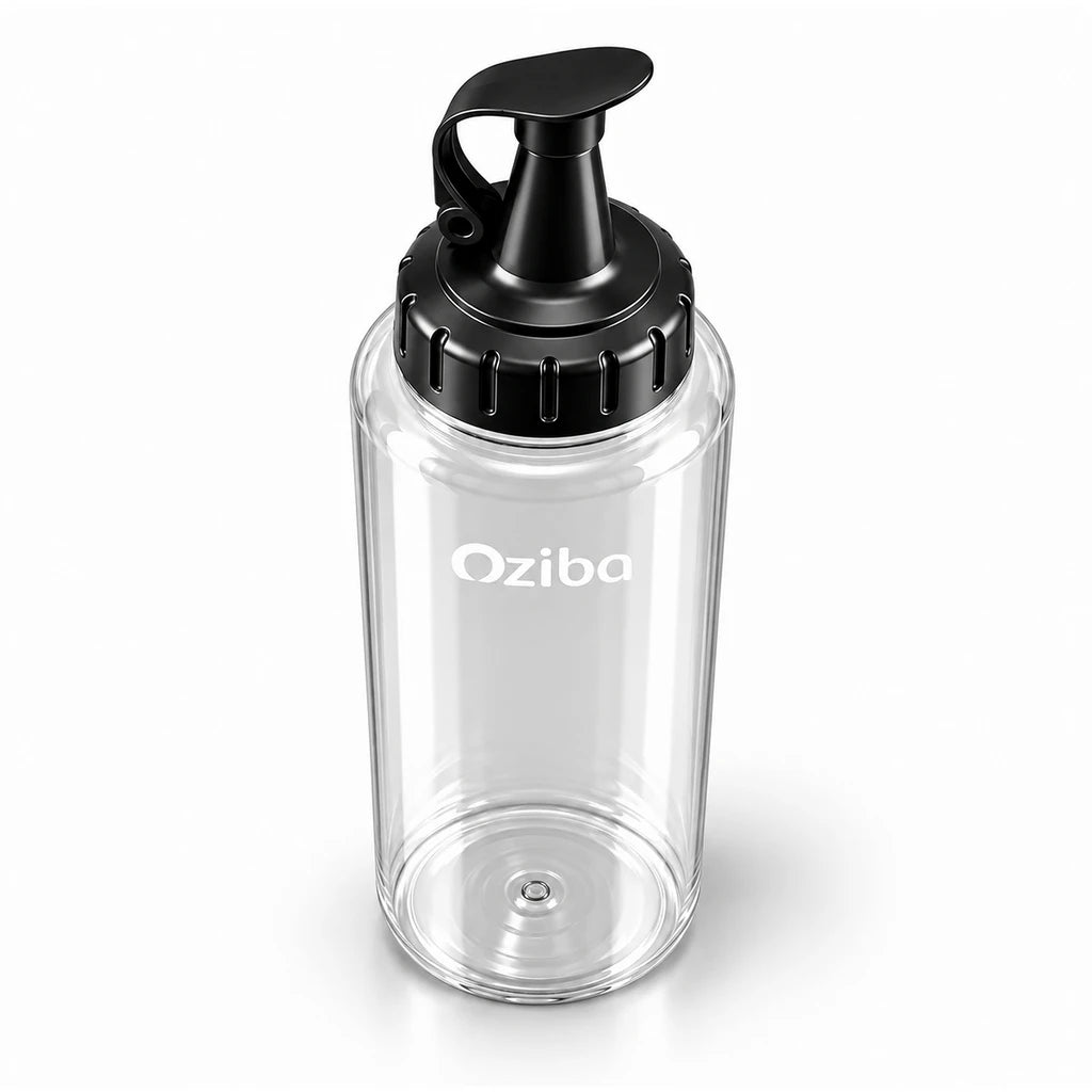 Ziba Plastic Sauce Bottle - 1000 ML | Transparent