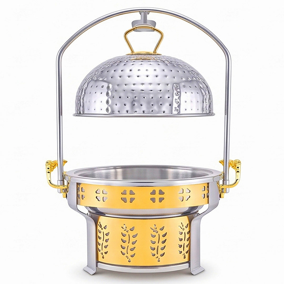 Oman Round Stainless Steel Open Chafing Dish | 6 Sizes: 20cm to 40cm