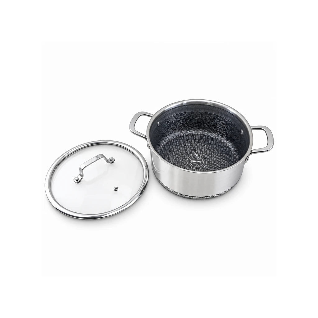 9TNINE Laser Coating Stainless Steel Cooking Pot | 28 & 30 Cm