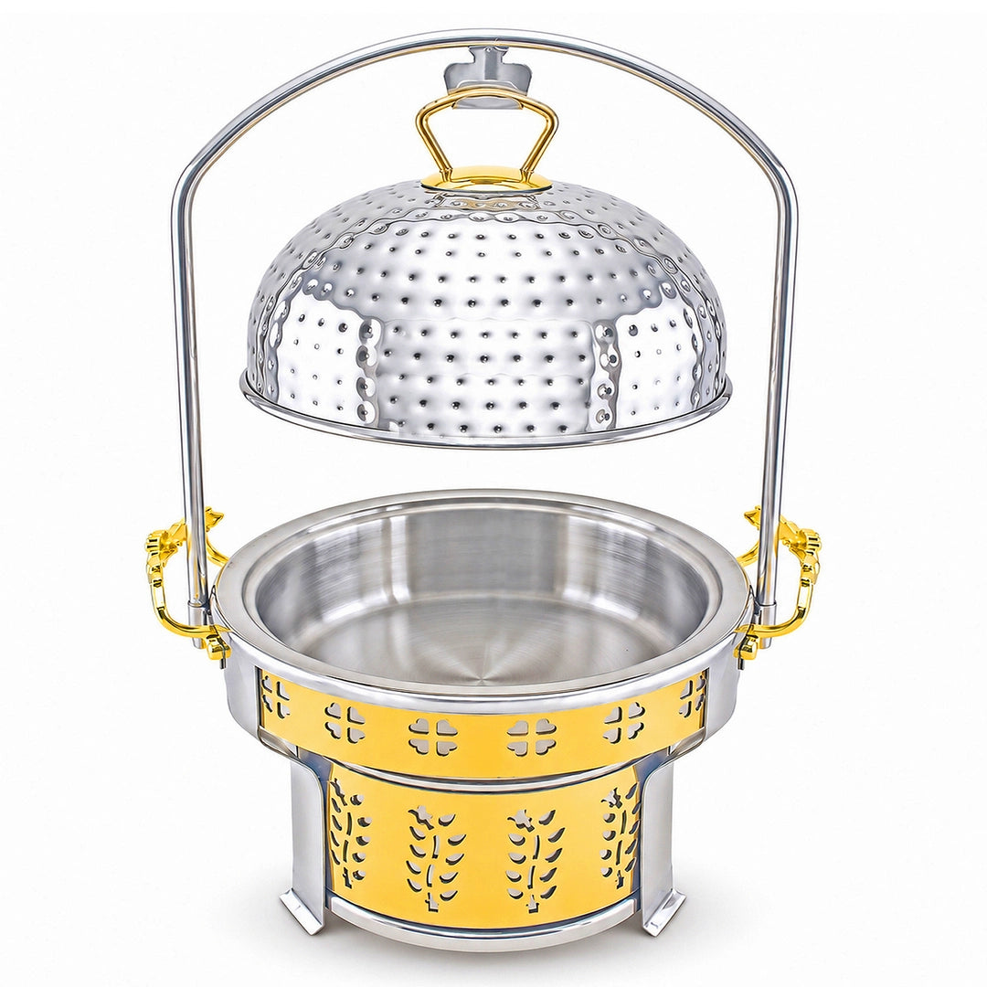 Oman Round Stainless Steel Open Chafing Dish | 6 Sizes: 20cm to 40cm
