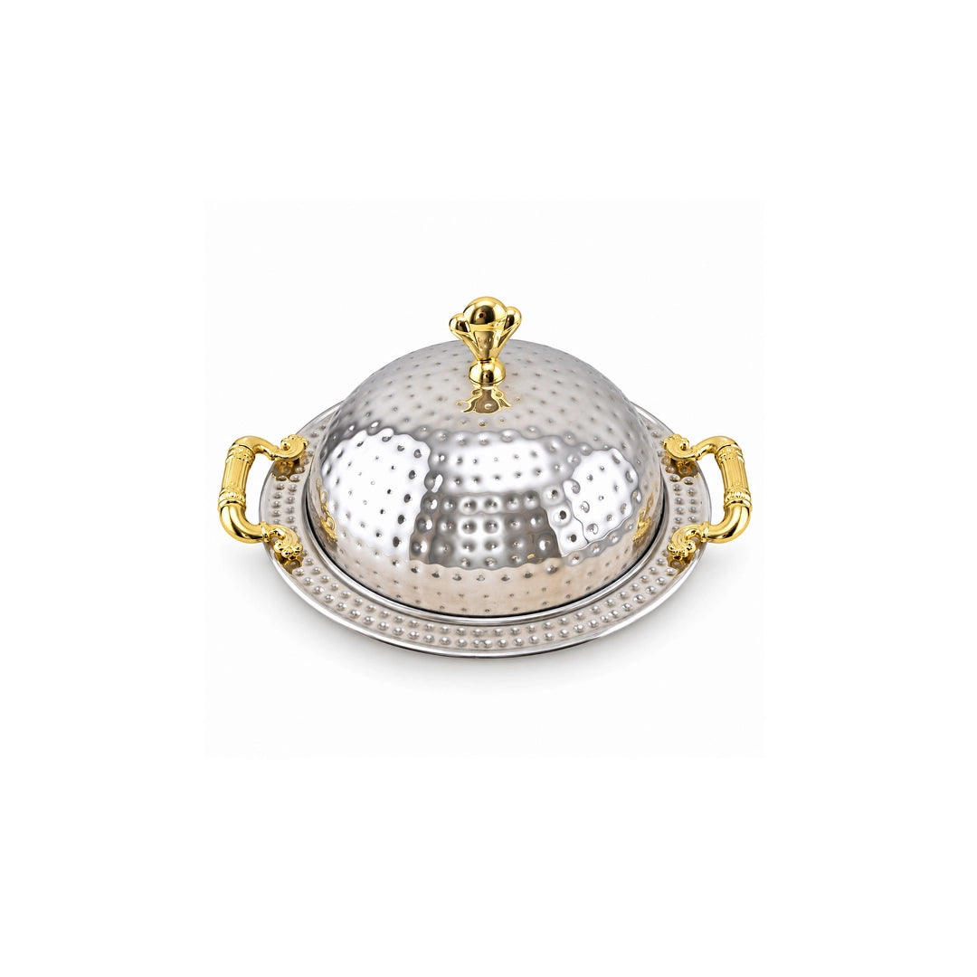 Oman Handmade Stainless Steel BBQ Serving Platter | 20cm to 40cm