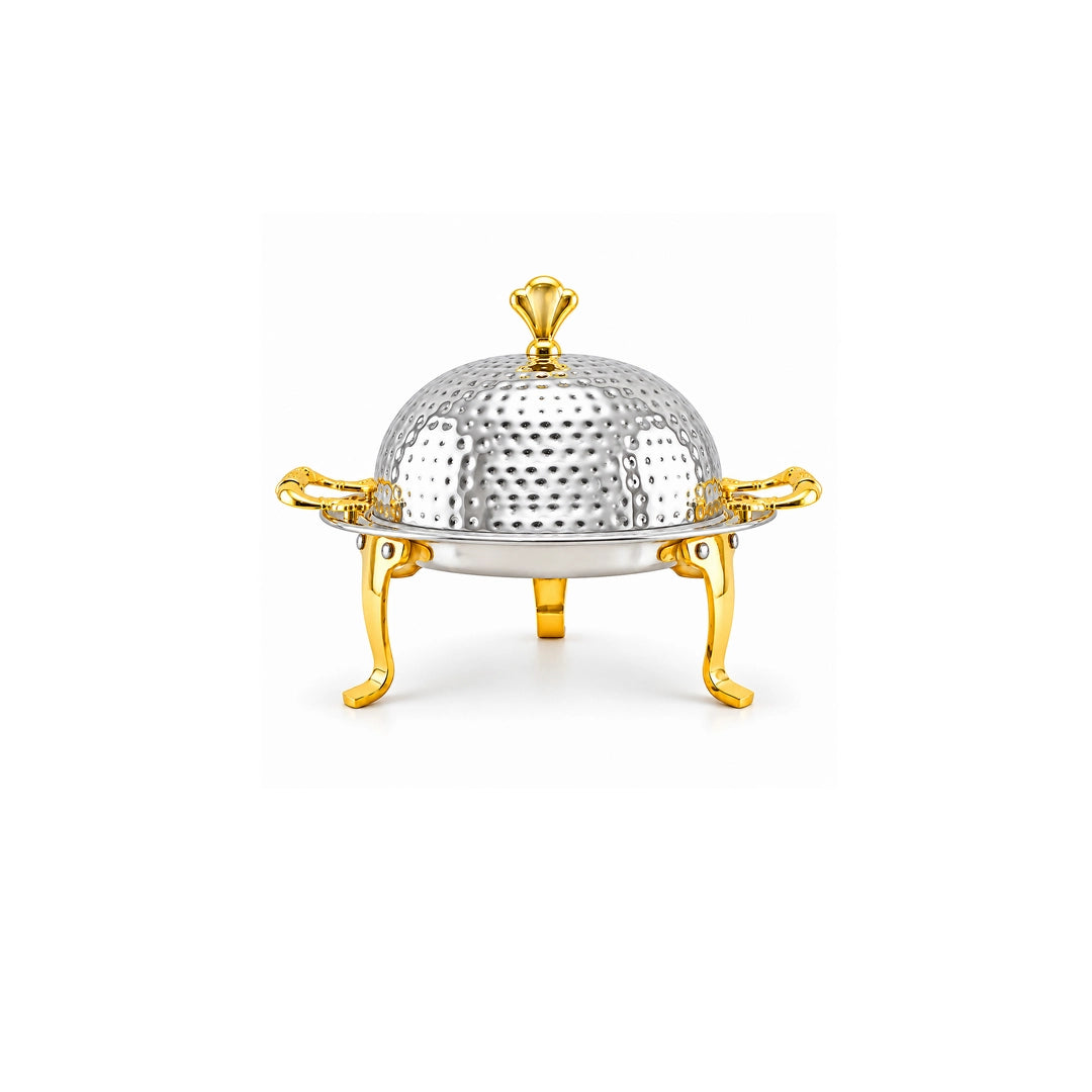 Mansab Handmade Stainless Steel BBQ Platter | 6 Sizes: 20cm to 40cm