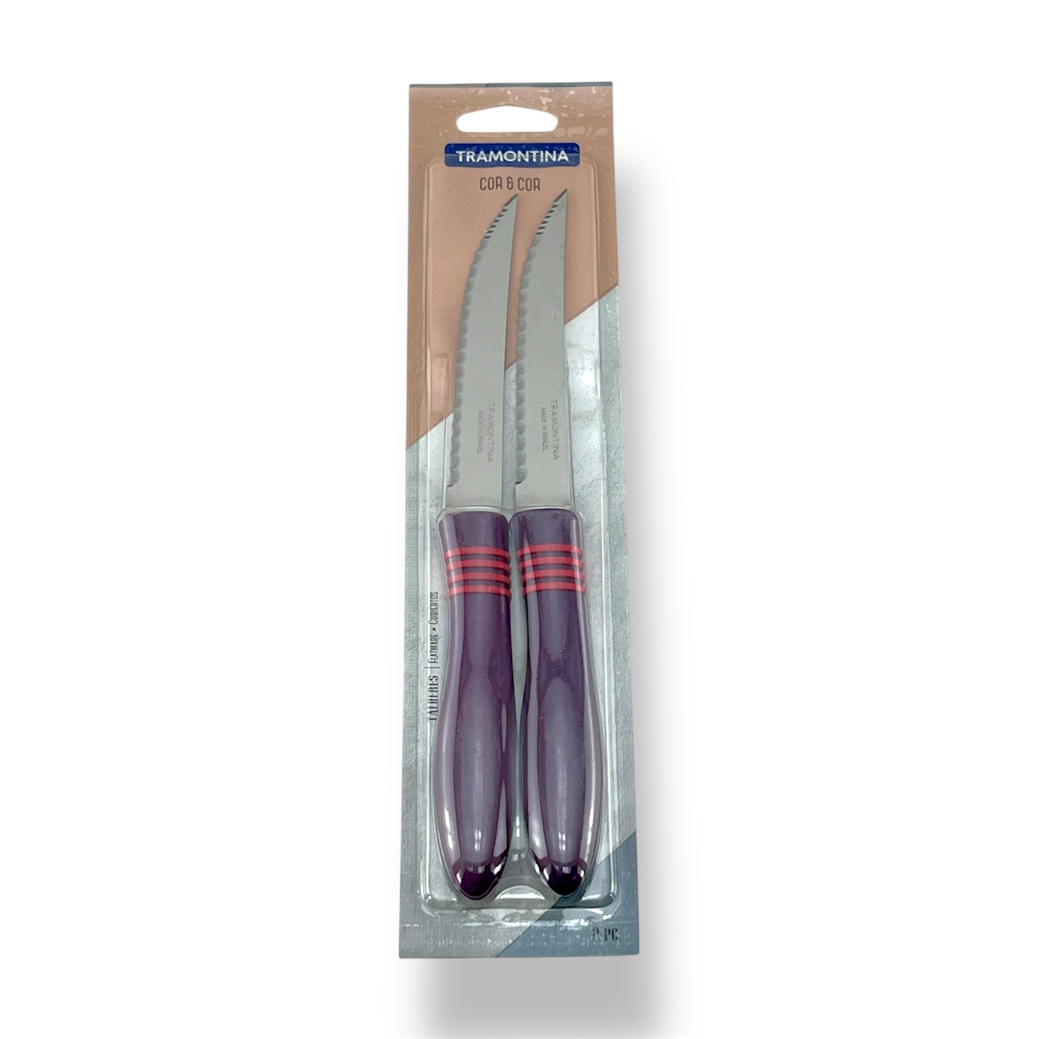 Tramontina Cor & Cor Pack-of-2  Knife Set 5"