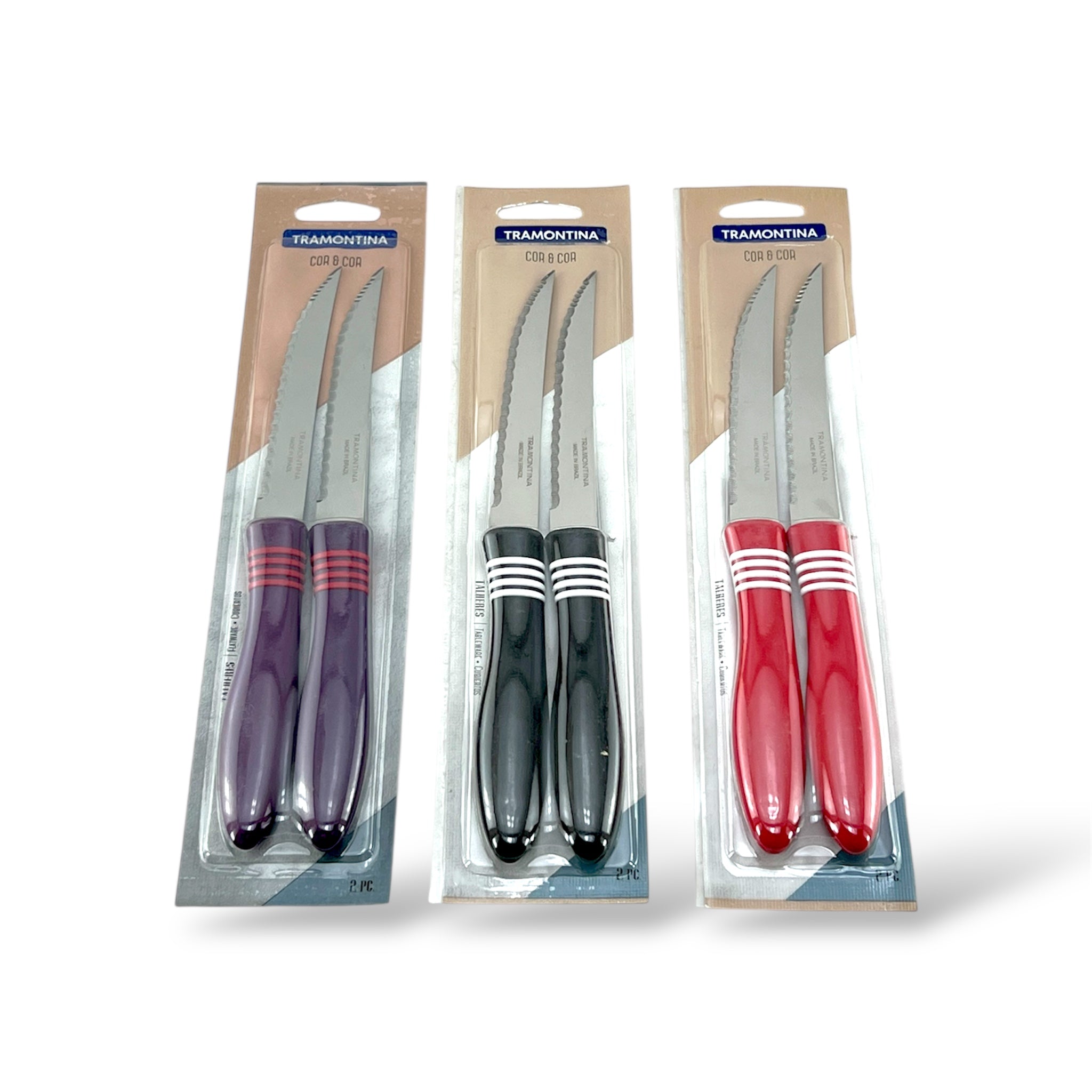 Tramontina Cor & Cor Pack-of-2  Knife Set 5"