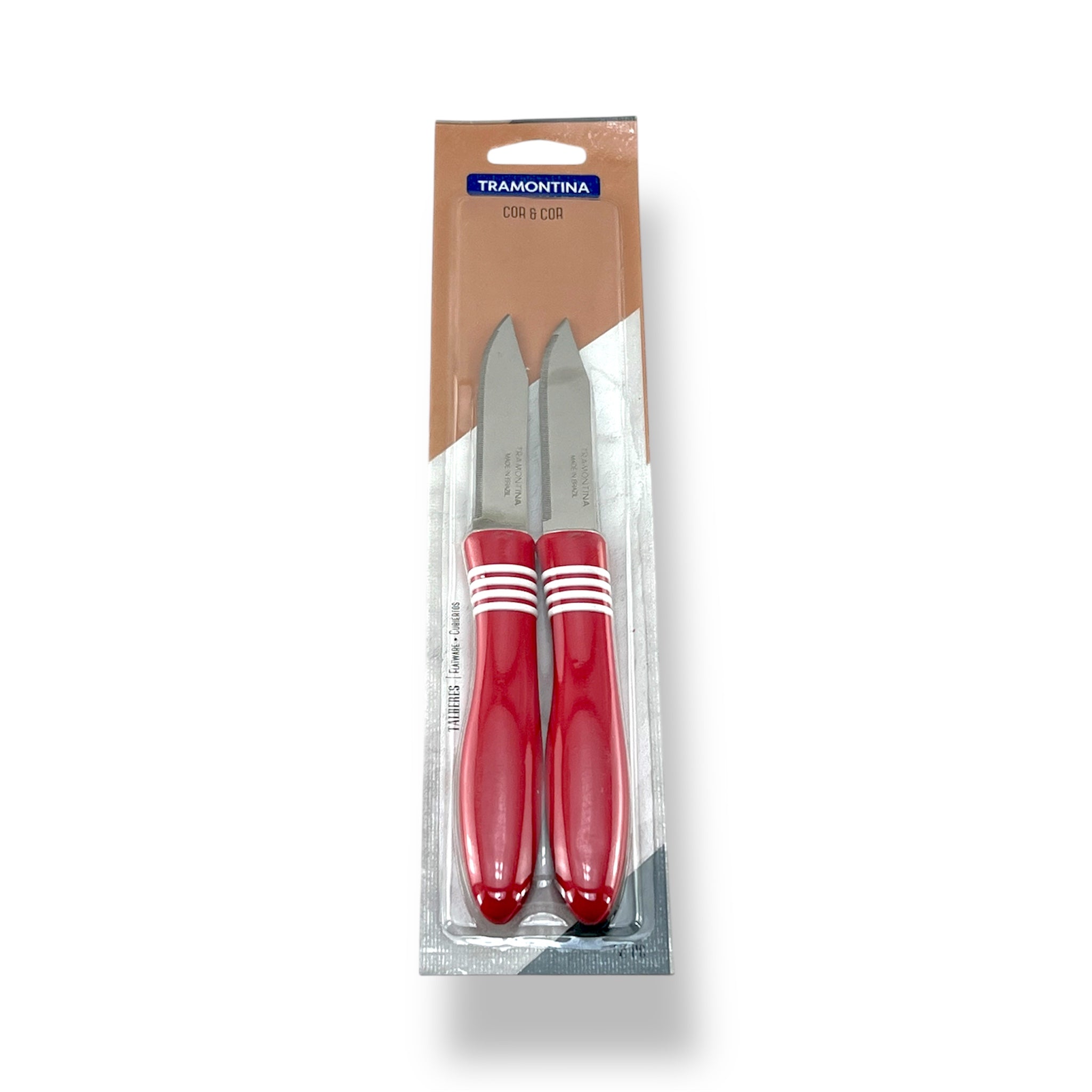Tramontina Cor & Cor Pack-of-2  Knife Set 3"