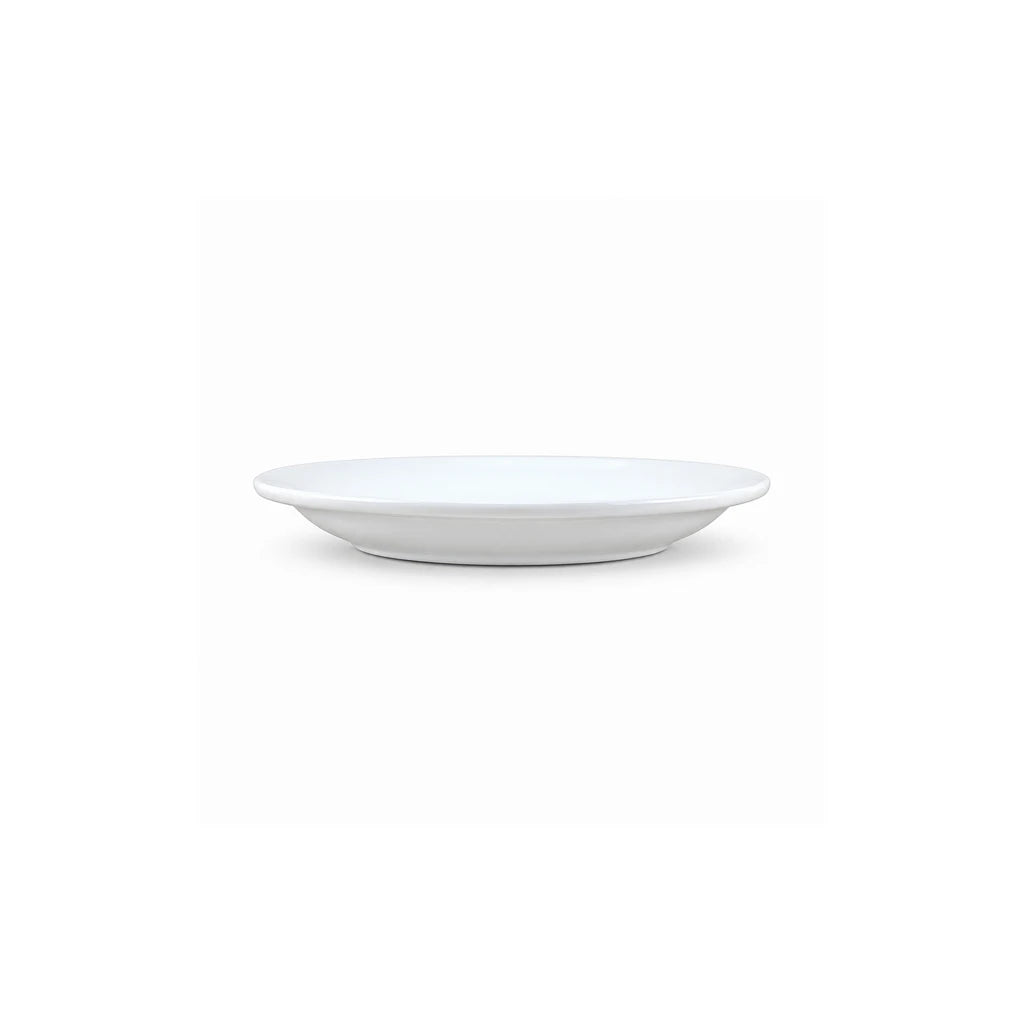 PC Topaz White Ceramic Saucer 6-Inch | White