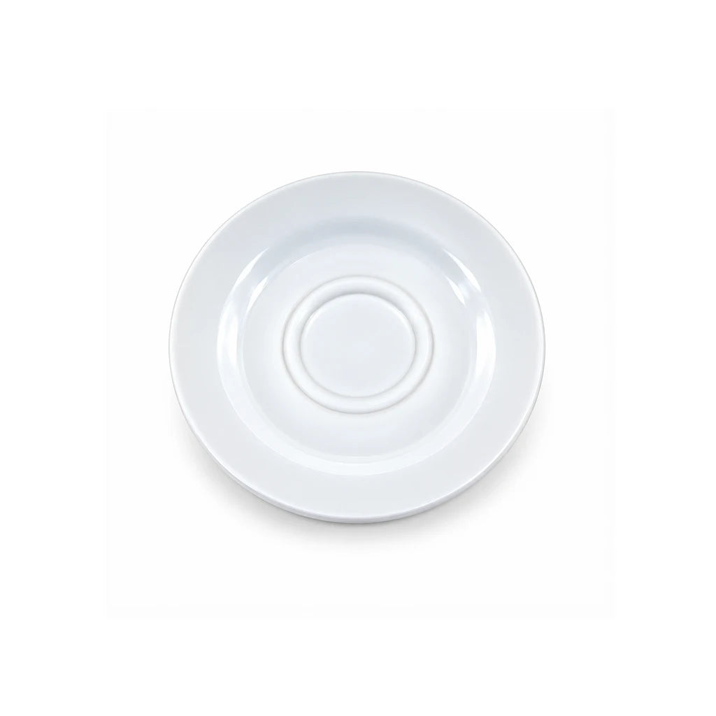 PC Topaz White Ceramic Saucer 6-Inch | White