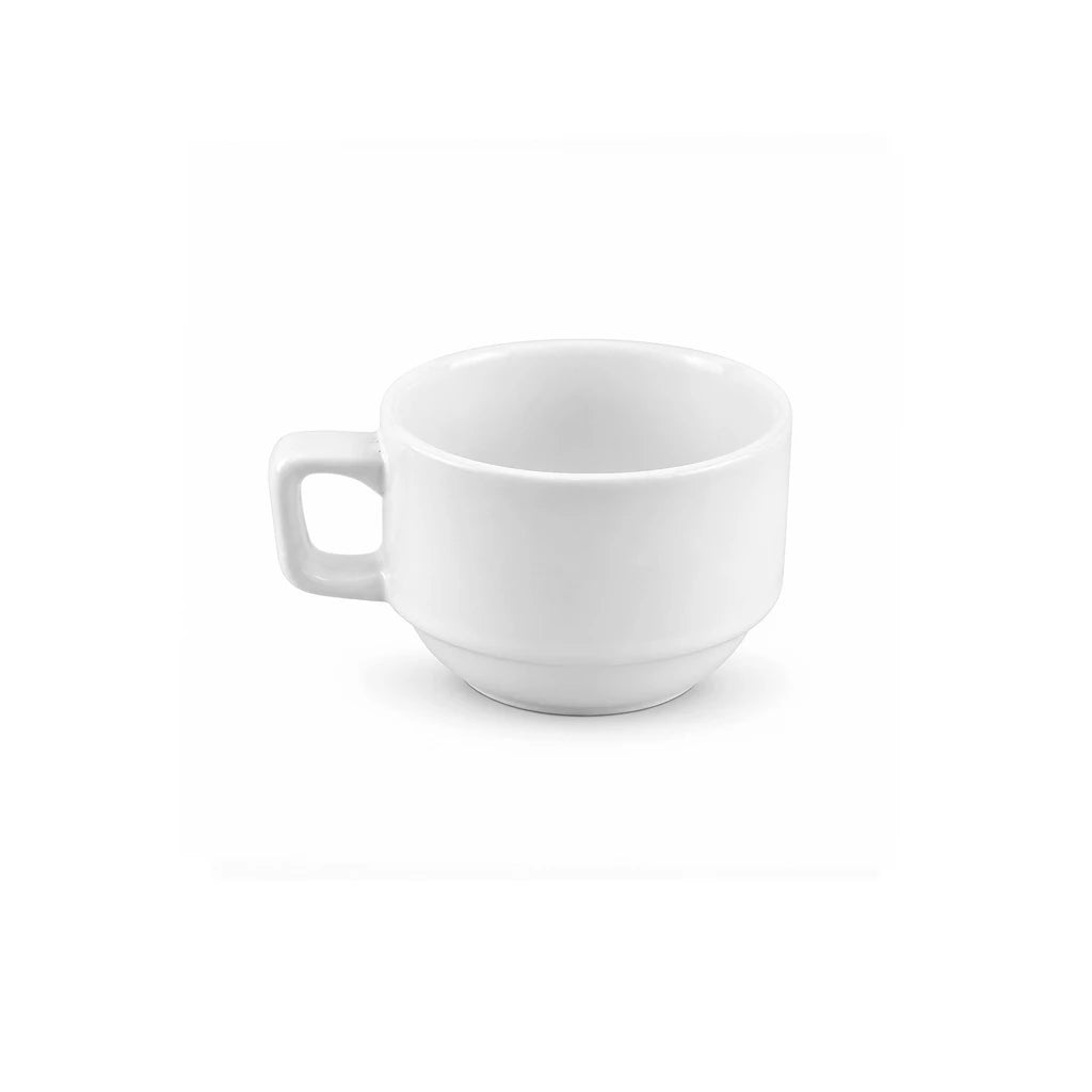PC Topaz White Ceramic Cup 350 ML | White