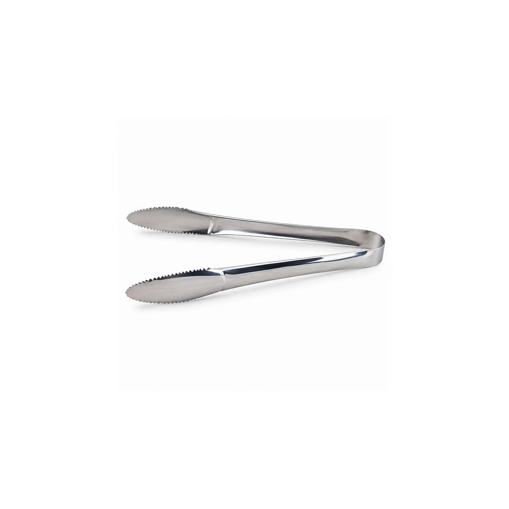 Blaze Scalloped-Paddle Stainless Steel Mini Loop Tong – 6 Inch