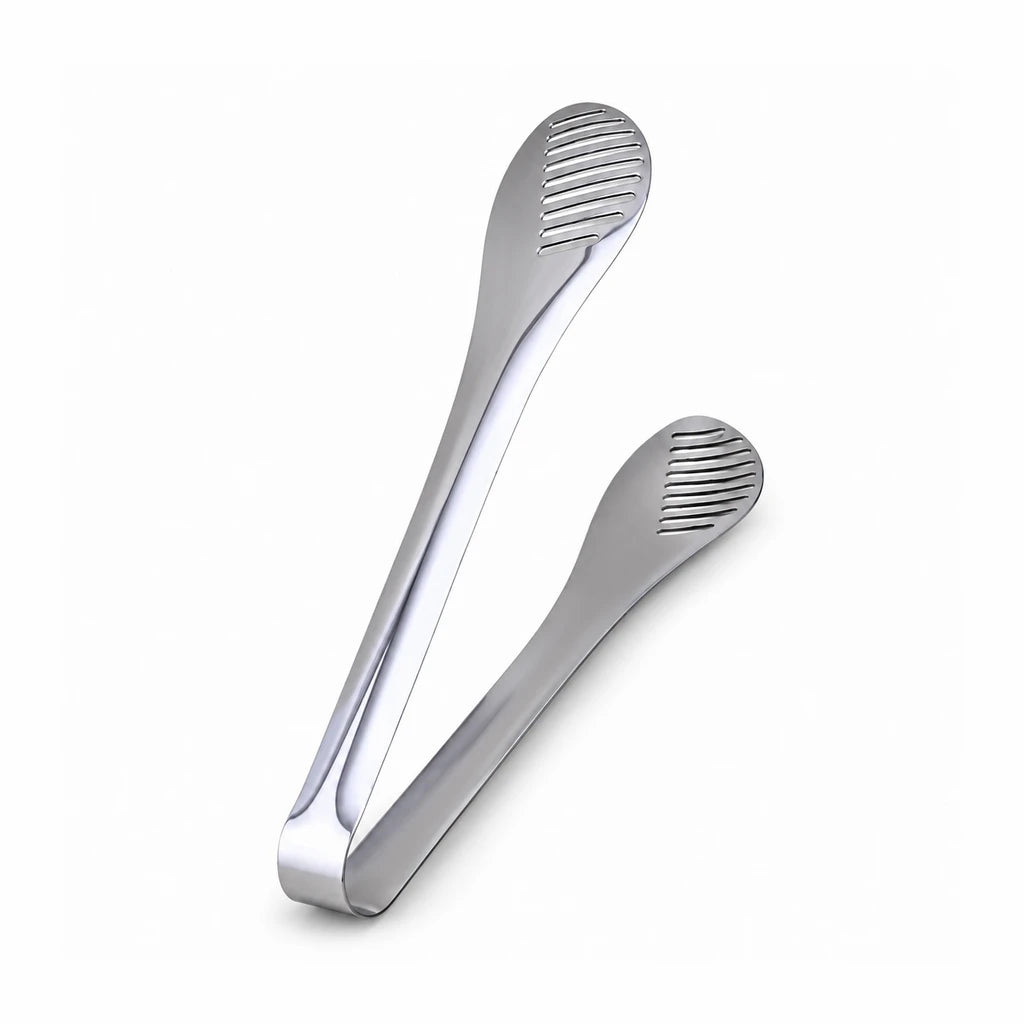Blaze Multi-Slot Oval Paddle Stainless Steel Loop Tong – 9 Inch