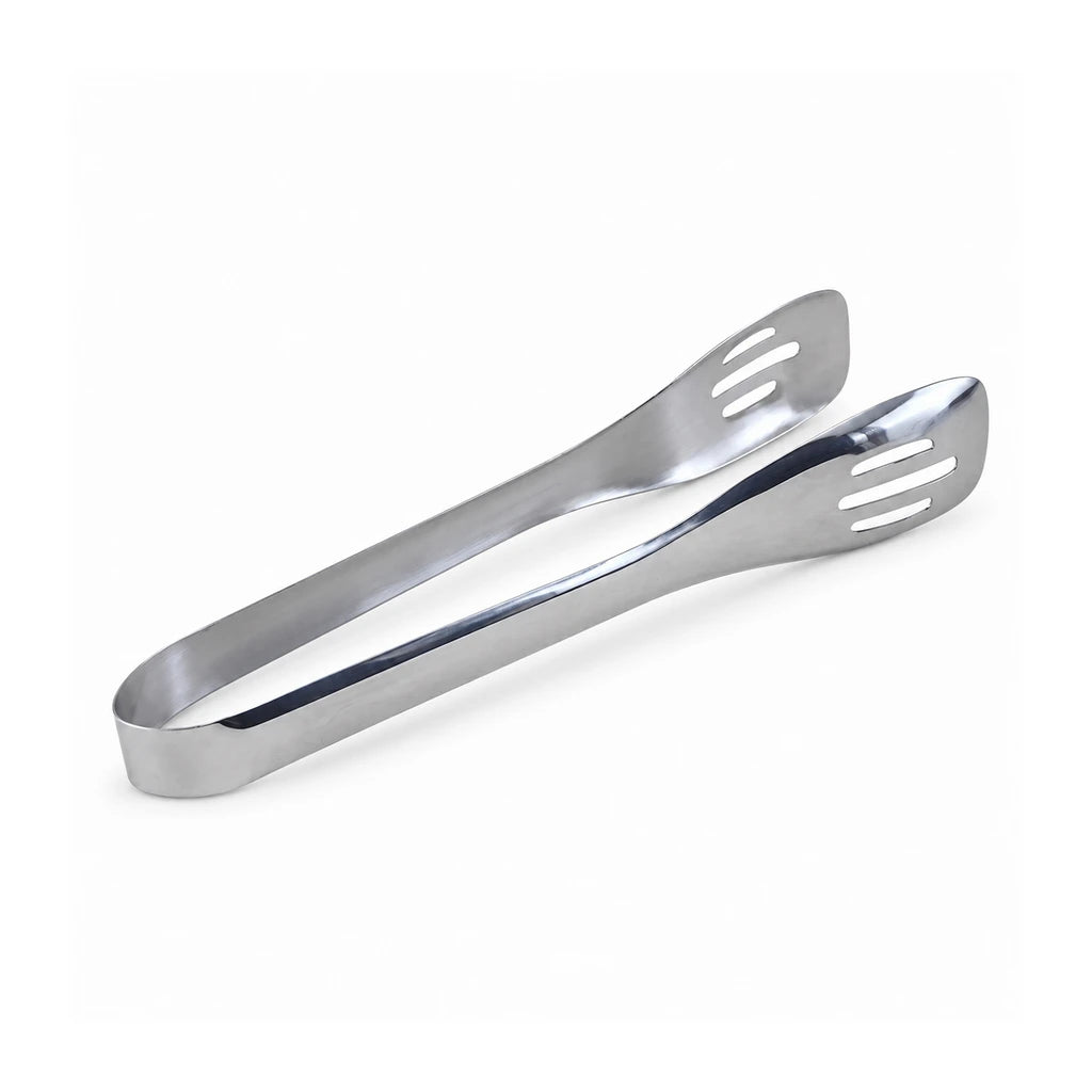 Blaze Scalloped-Edge Stainless Steel Kitchen Tong - 9 Inch