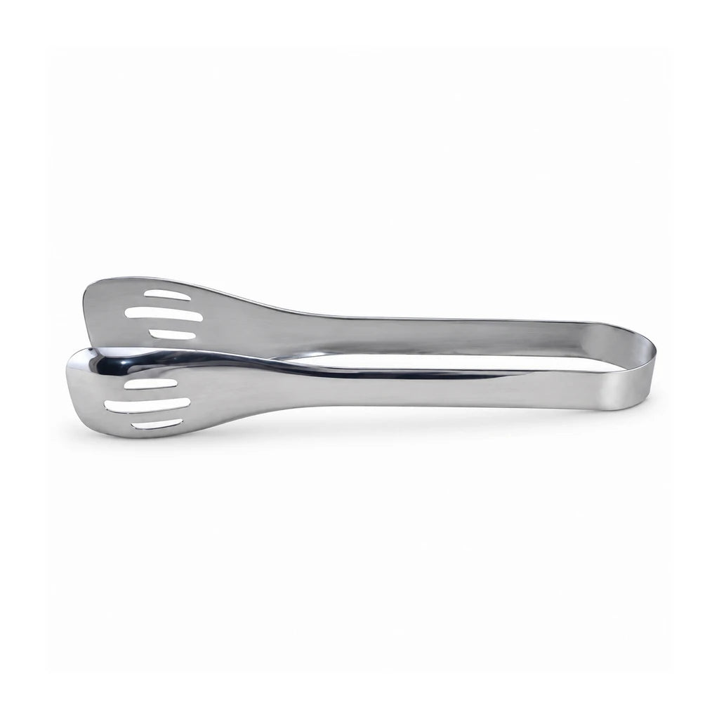 Blaze Scalloped-Edge Stainless Steel Kitchen Tong - 9 Inch